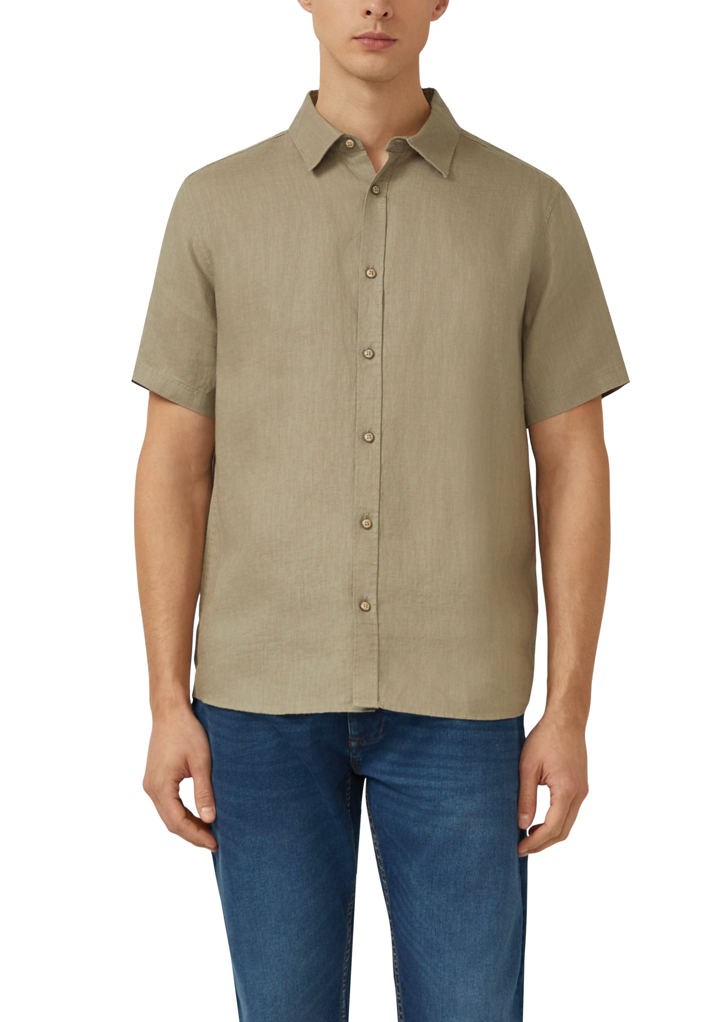 S. Oliver red Herren Hemden kurz Green