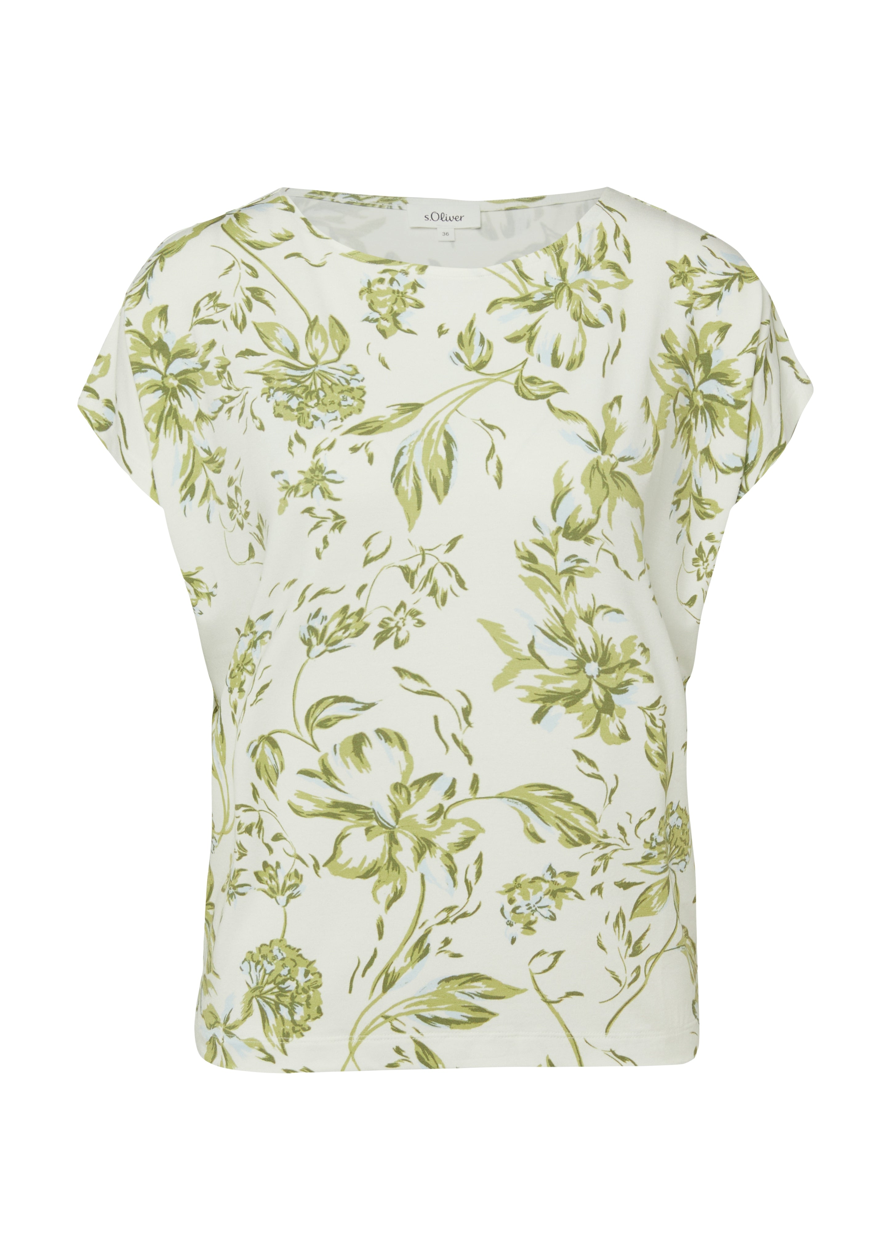 S. Oliver red Damen T-Shirts White
