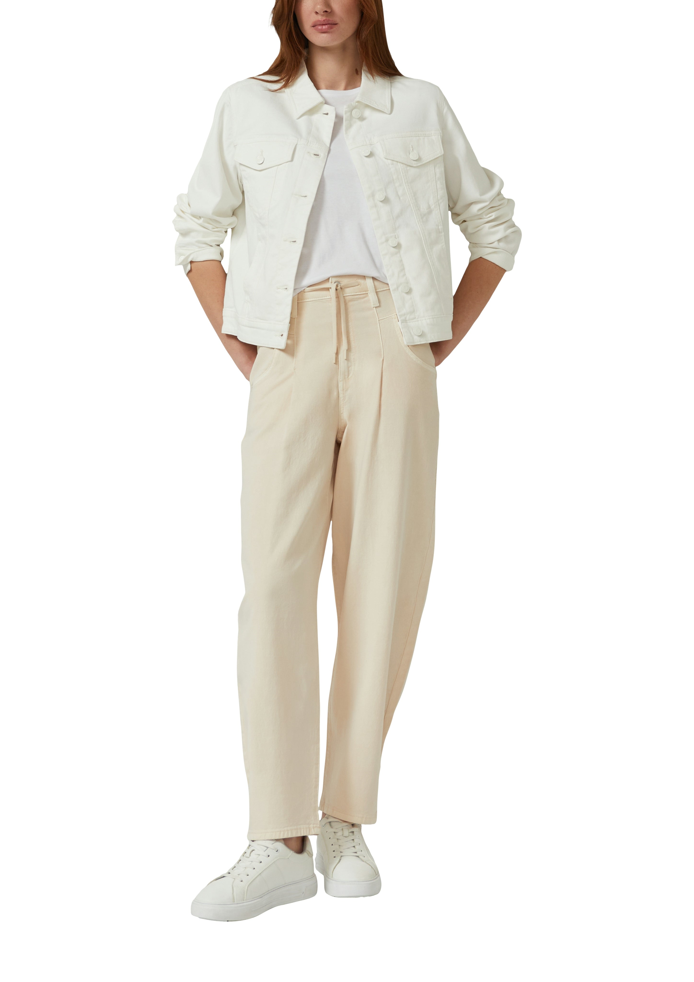 S. Oliver red Damen Hosen Brown