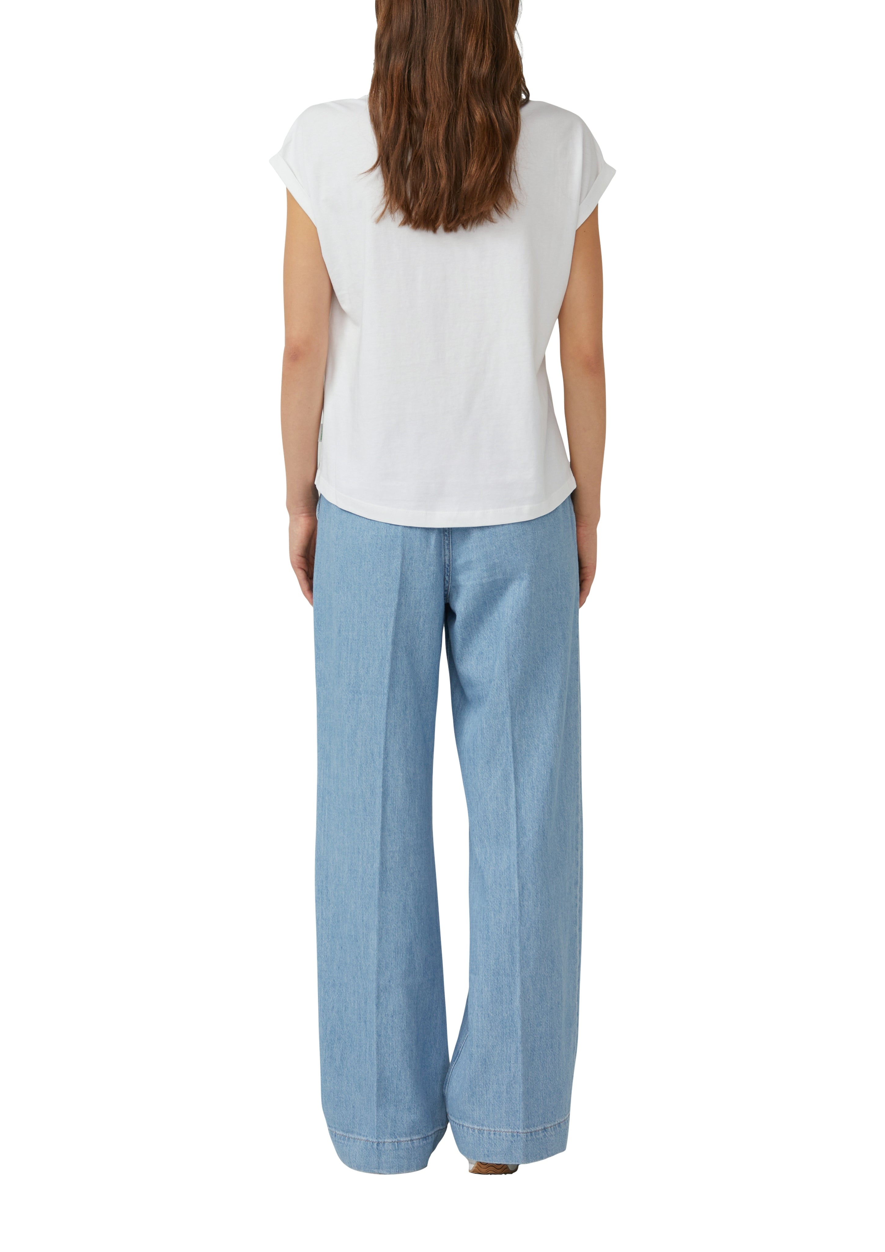 S. Oliver red Damen T-Shirts White