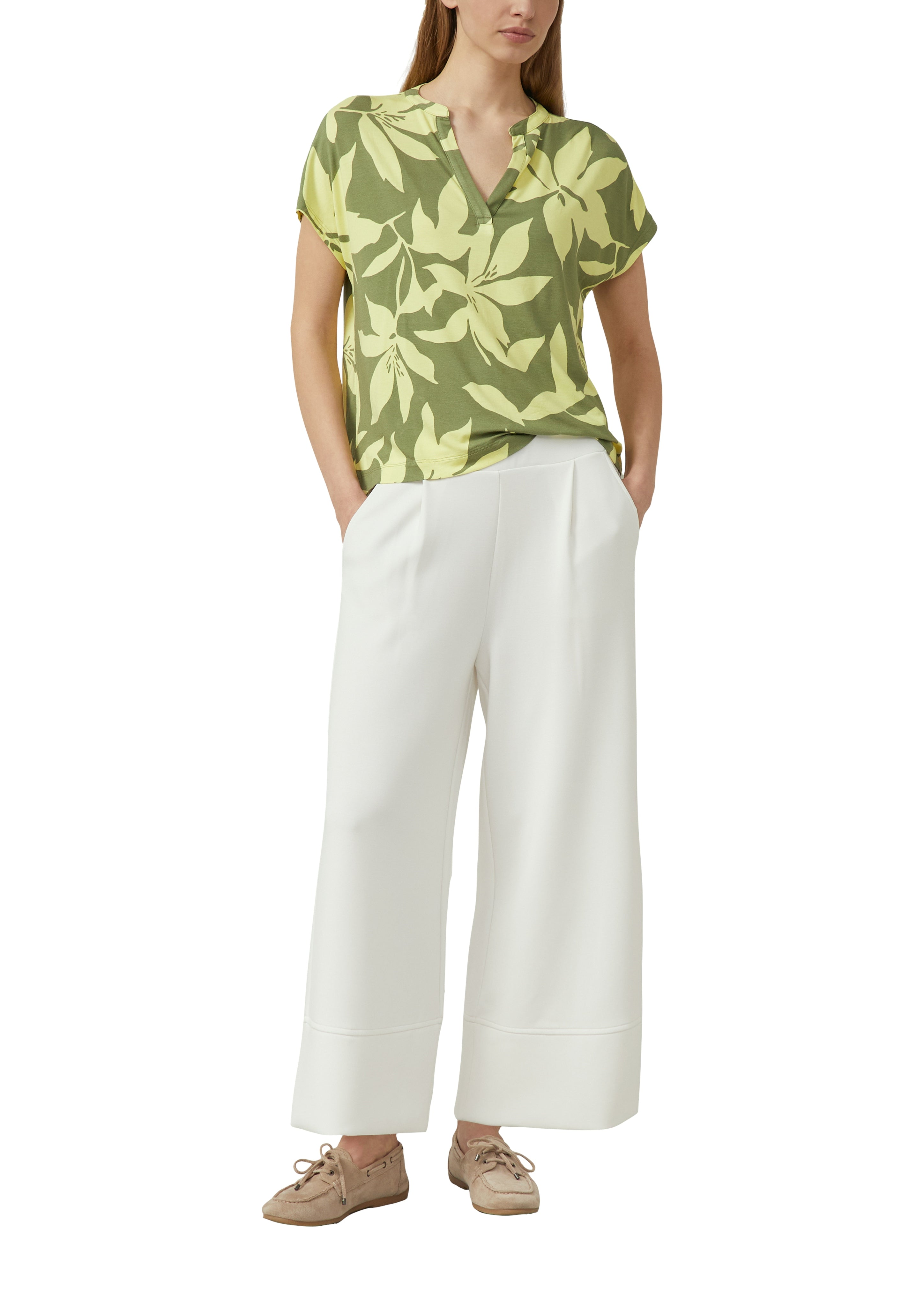 S. Oliver red Damen T-Shirts Green