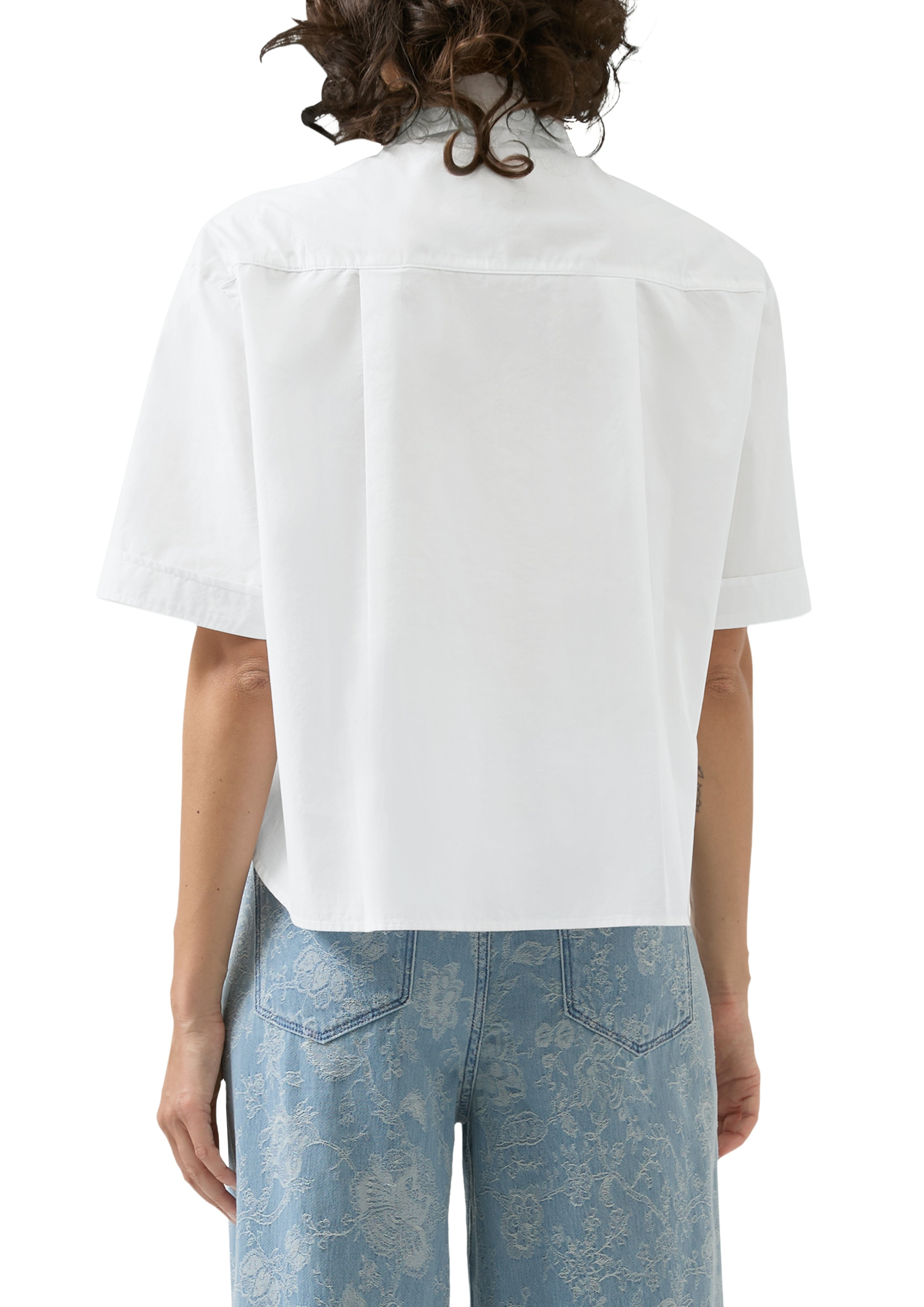 S. Oliver red Damen Blusen White