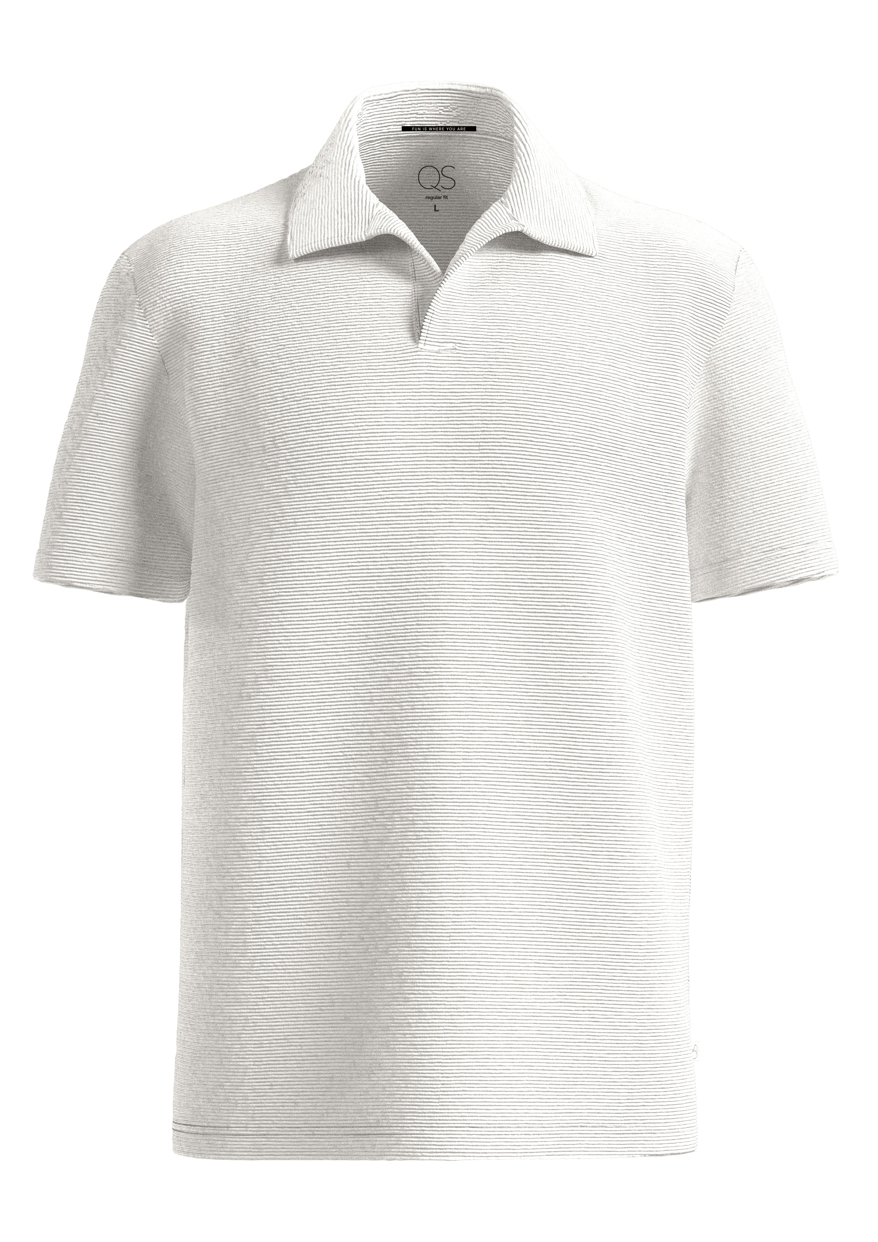 QS by S.Oliver Herren Polo-Shirts White