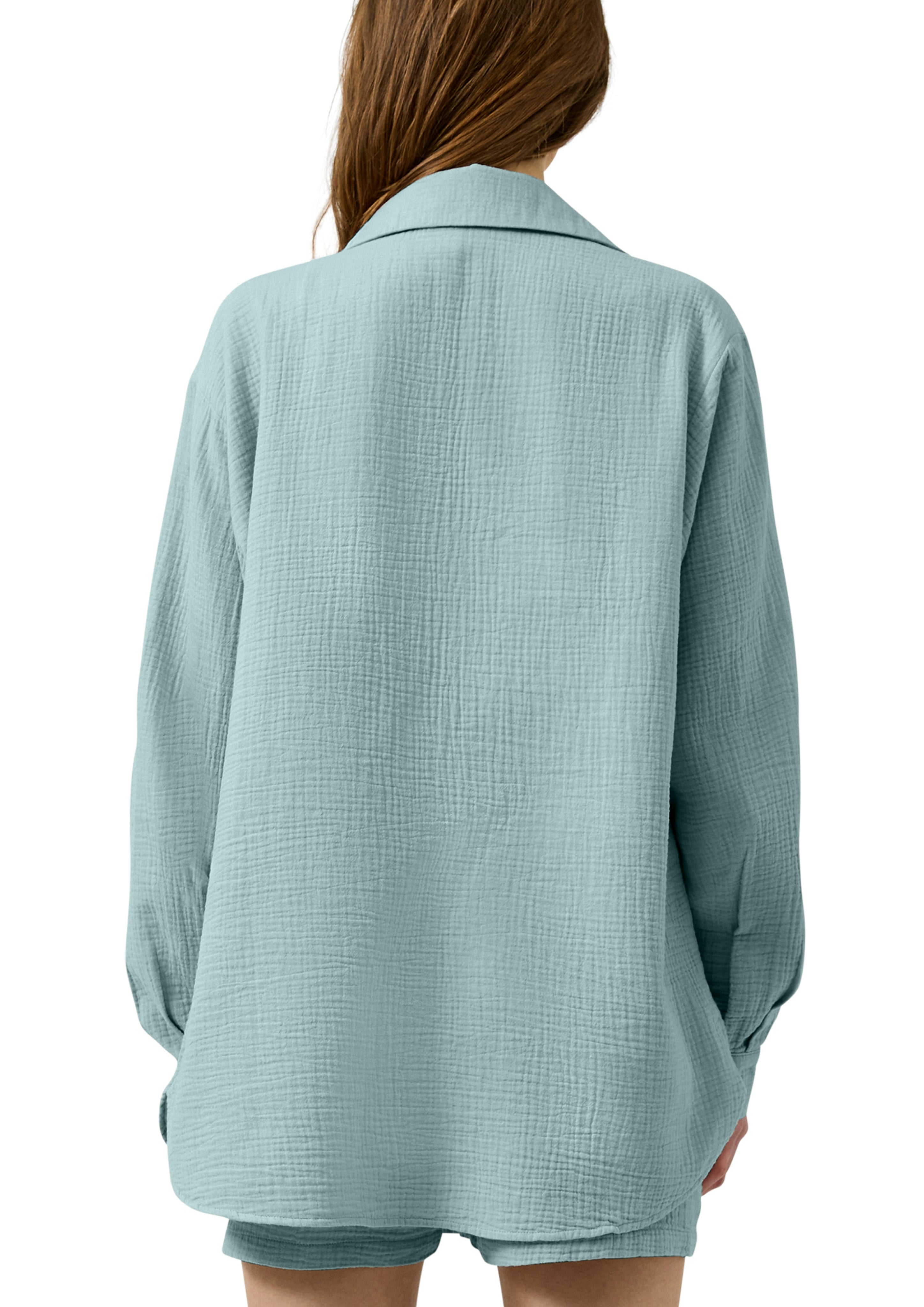 QS by S.Oliver Damen Blusen Blue Green