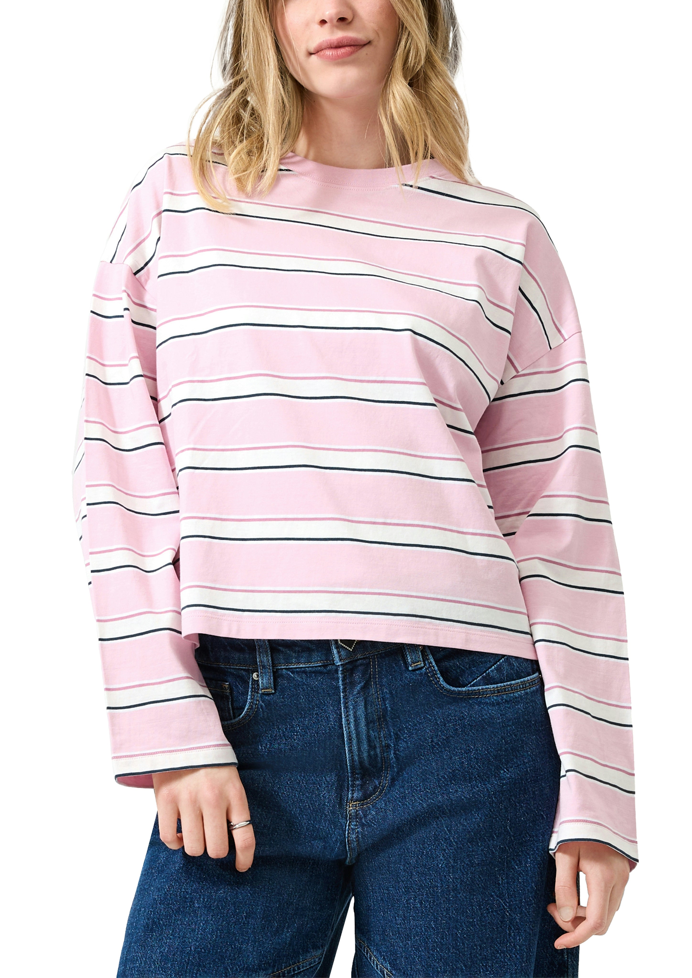 QS by S.Oliver Damen T-Shirts Lilac/Pink