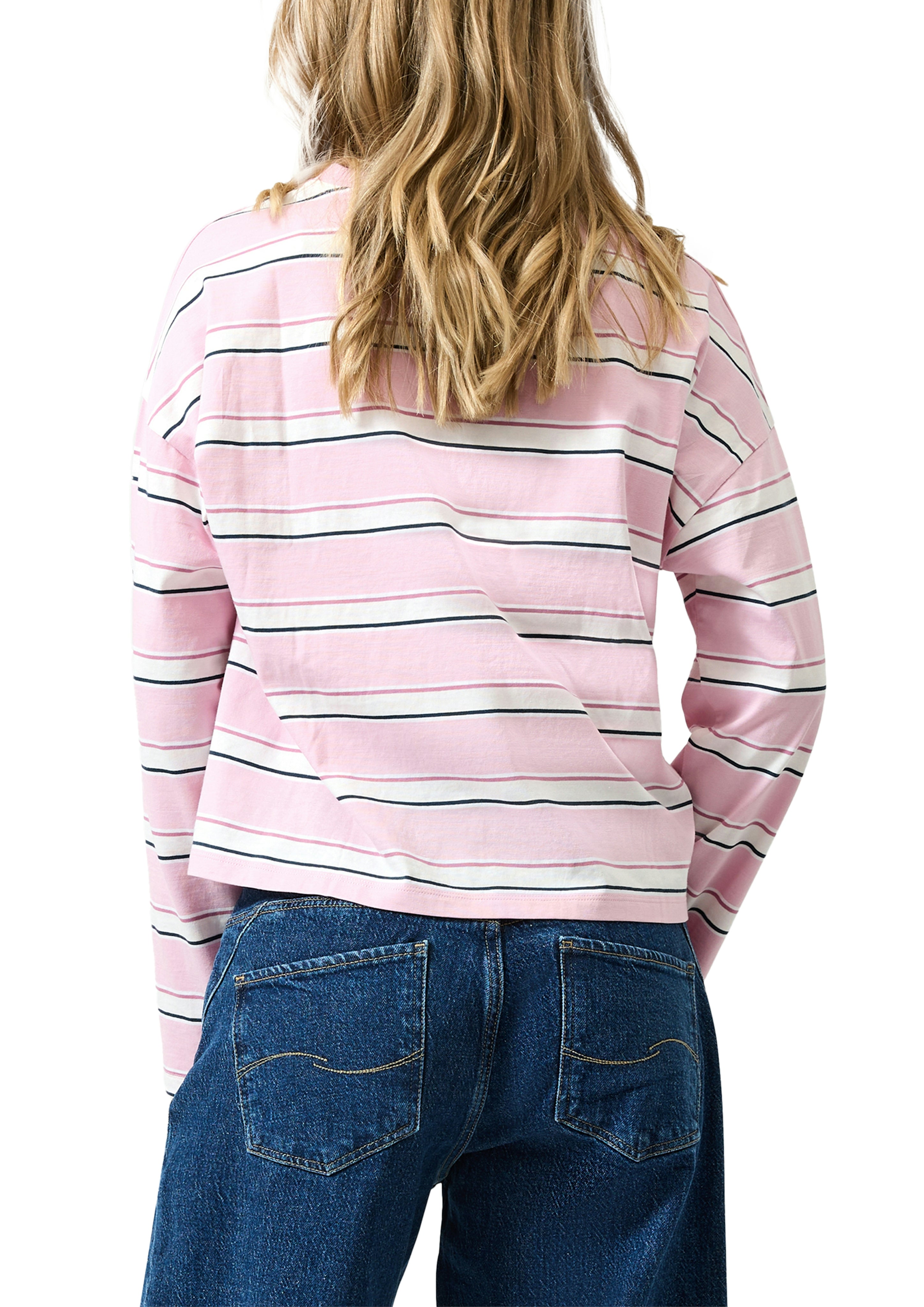 QS by S.Oliver Damen T-Shirts Lilac/Pink