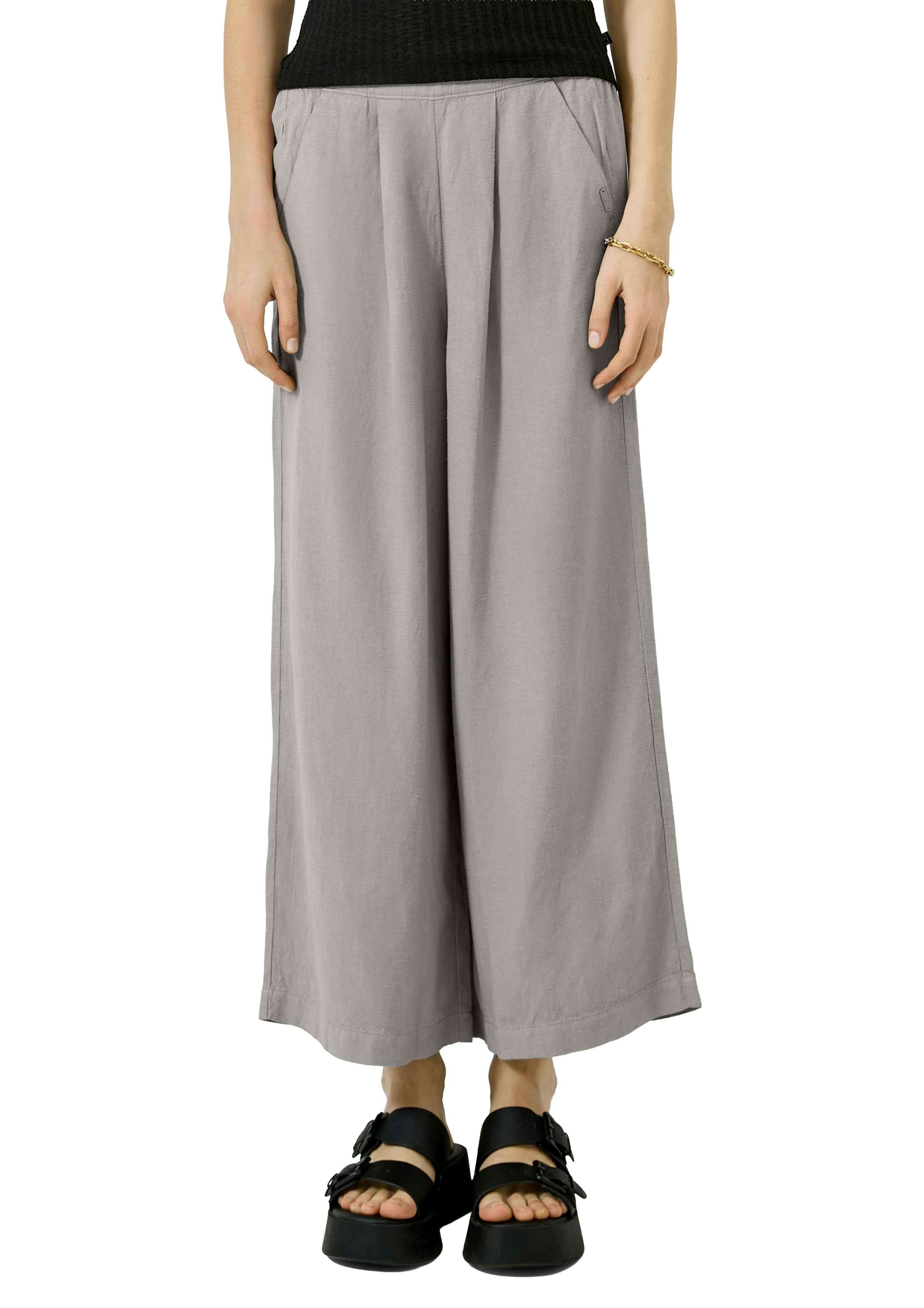 QS by S.Oliver Damen Shorts Grey/Black