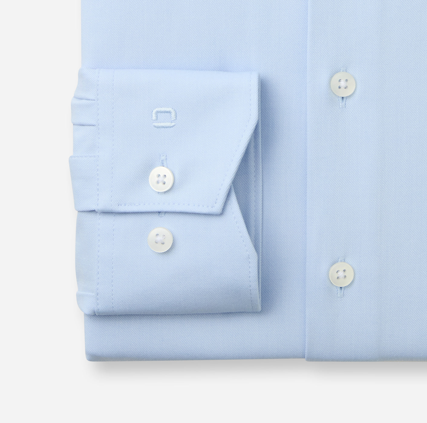 Olymp Herren Hemden lang Bleu