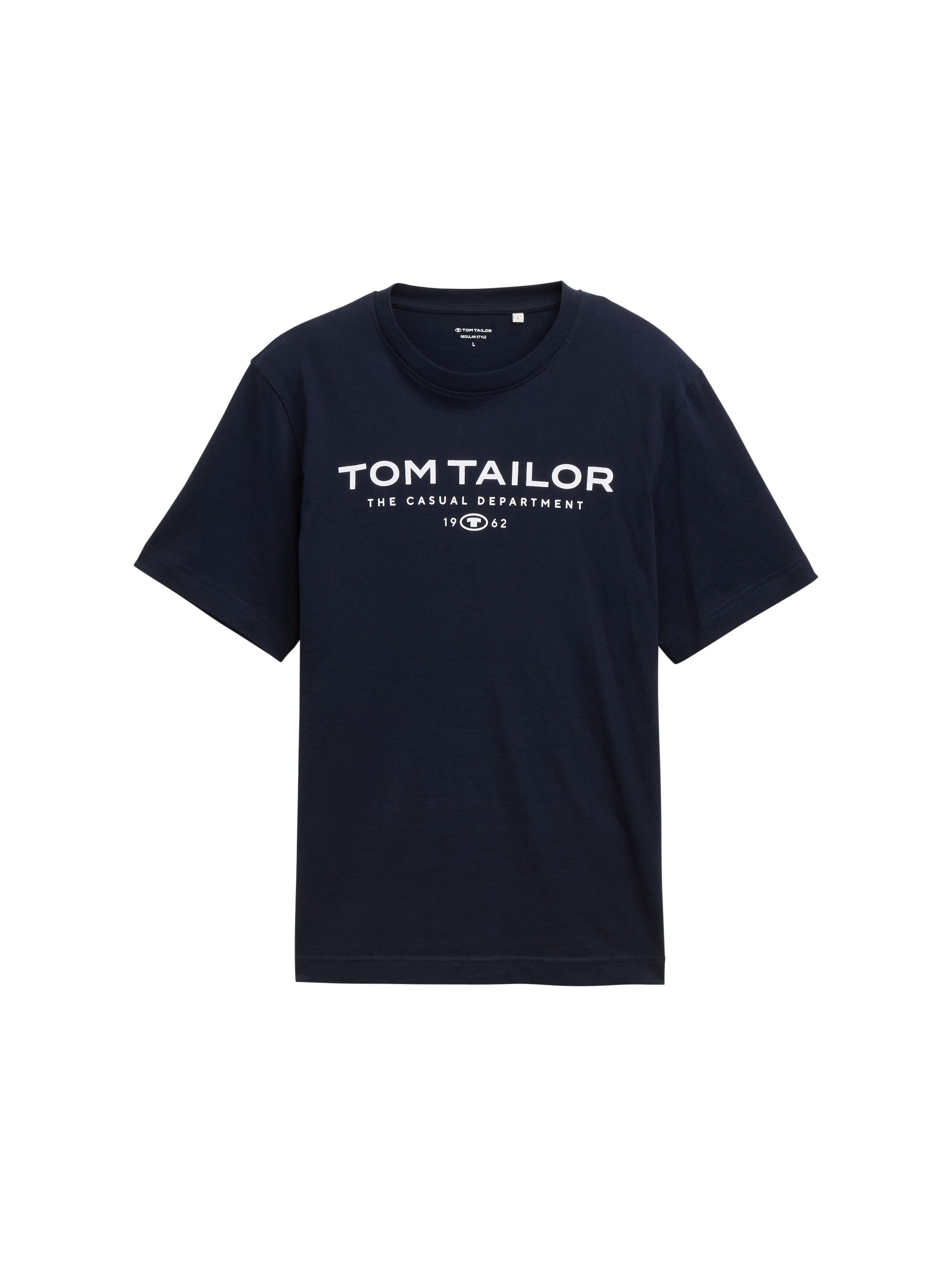 Tom Tailor Herren T-Shirts kurz Sky Captain Blu