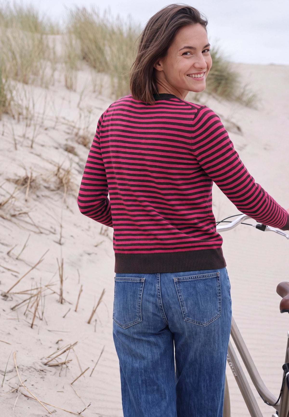 Cecil Damen Pullover Pink Flas