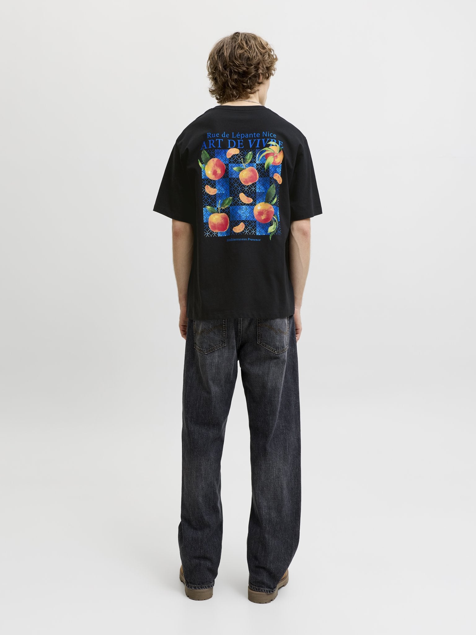 Jack & Jones Herren T-Shirts kurz Black