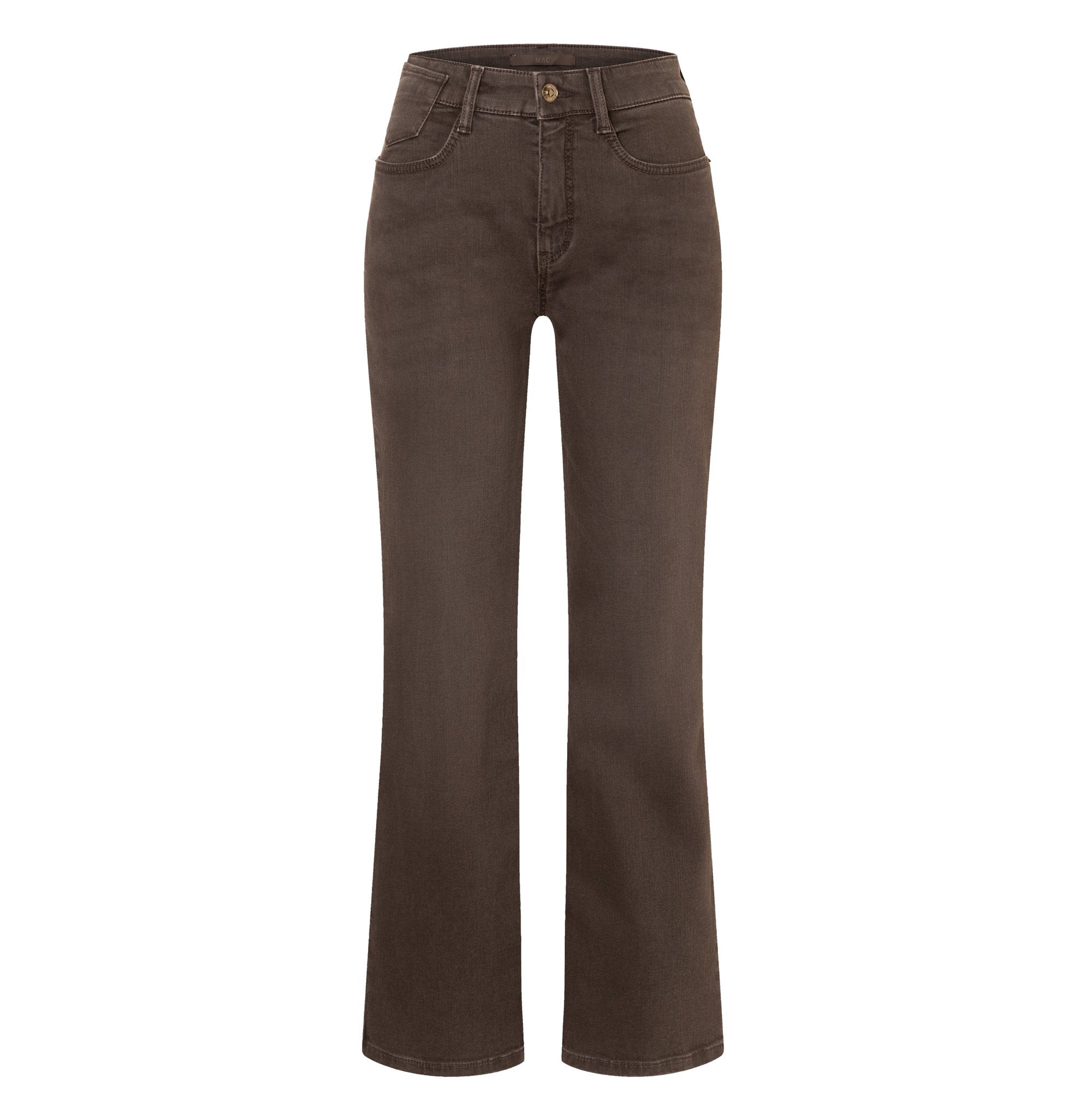 Mac Damen Jeans Brown Stone Was