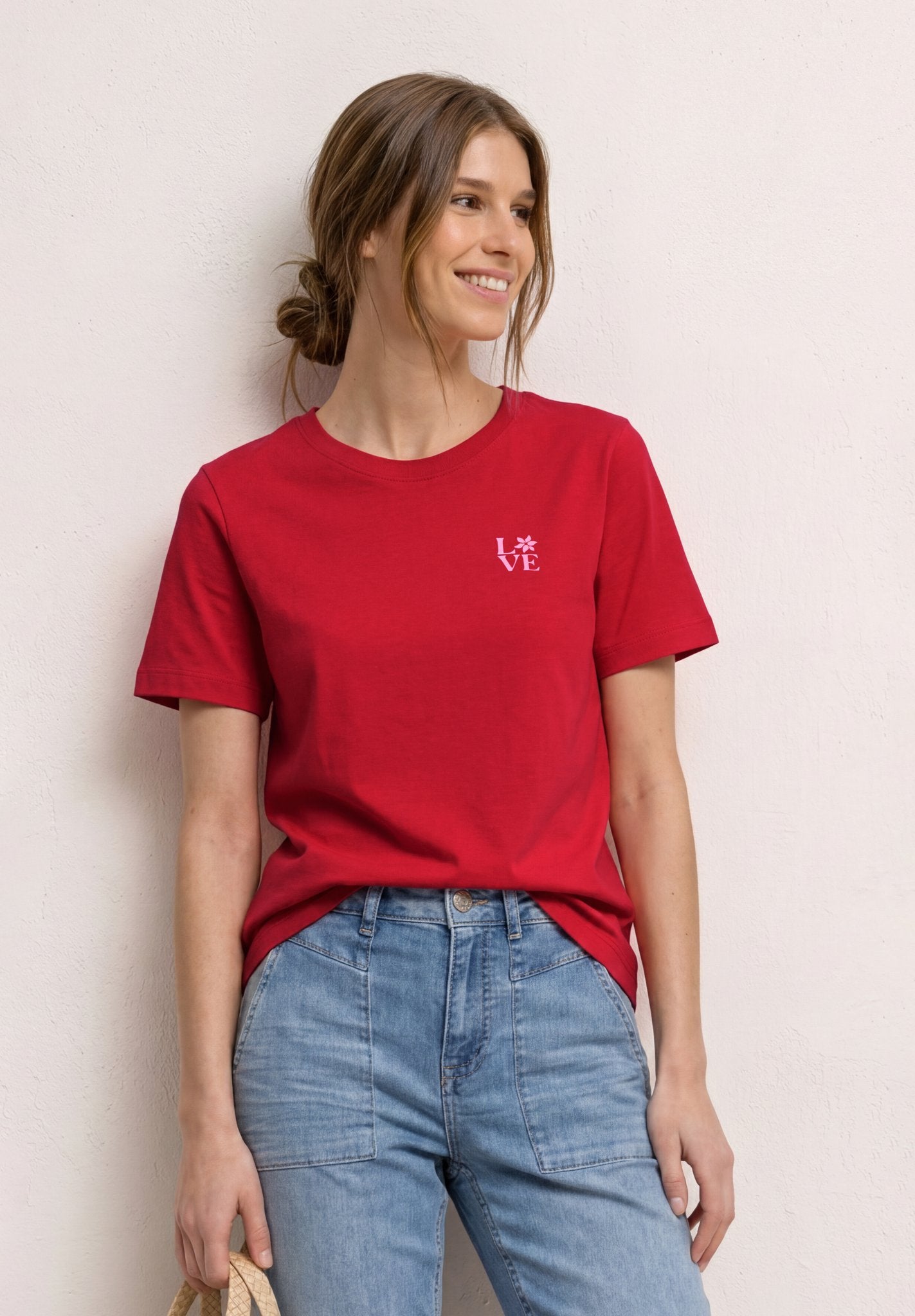 Street One Damen T-Shirts Salsa Red