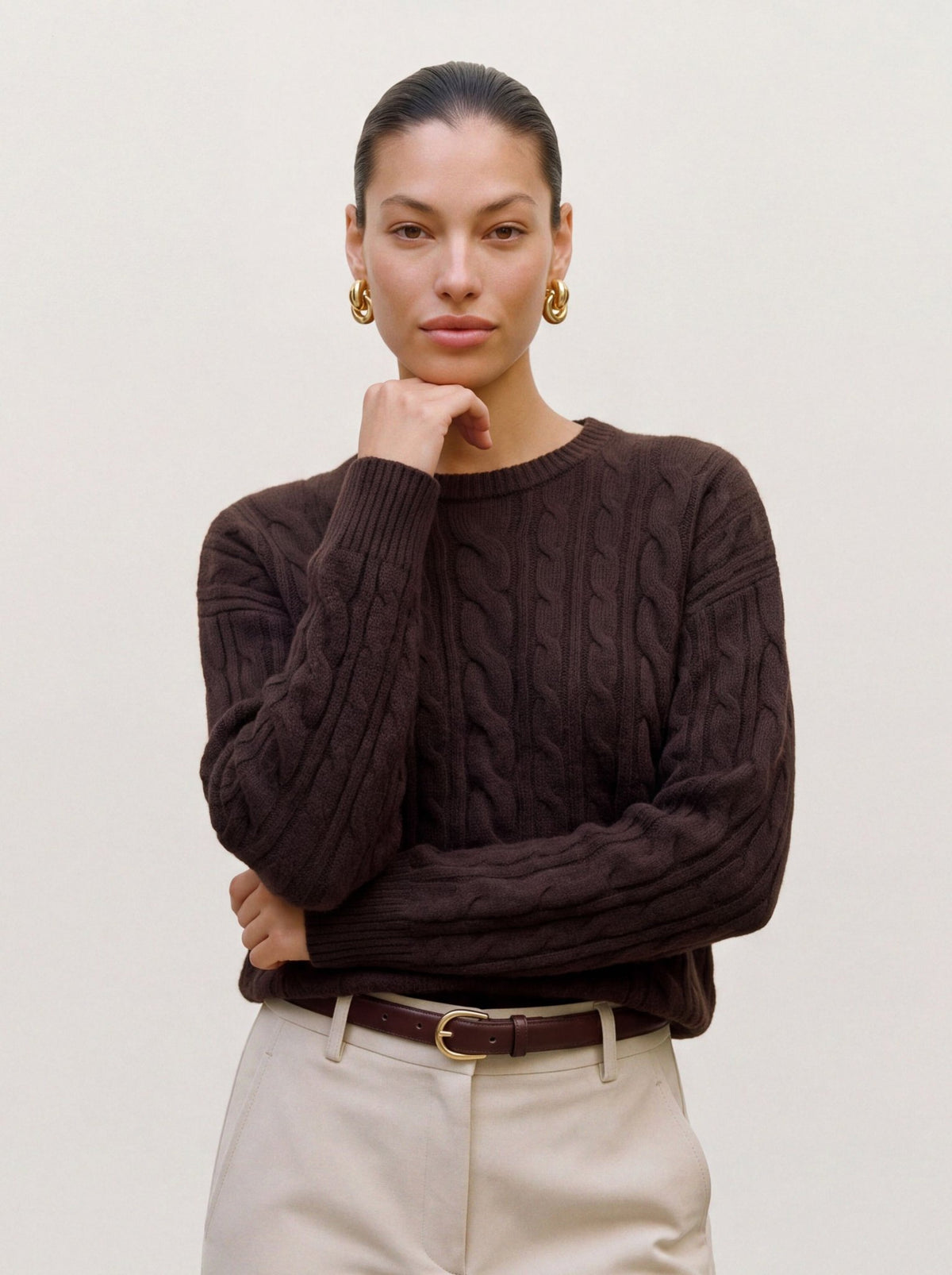 Vero Moda Damen Pullover Chocolate Torte