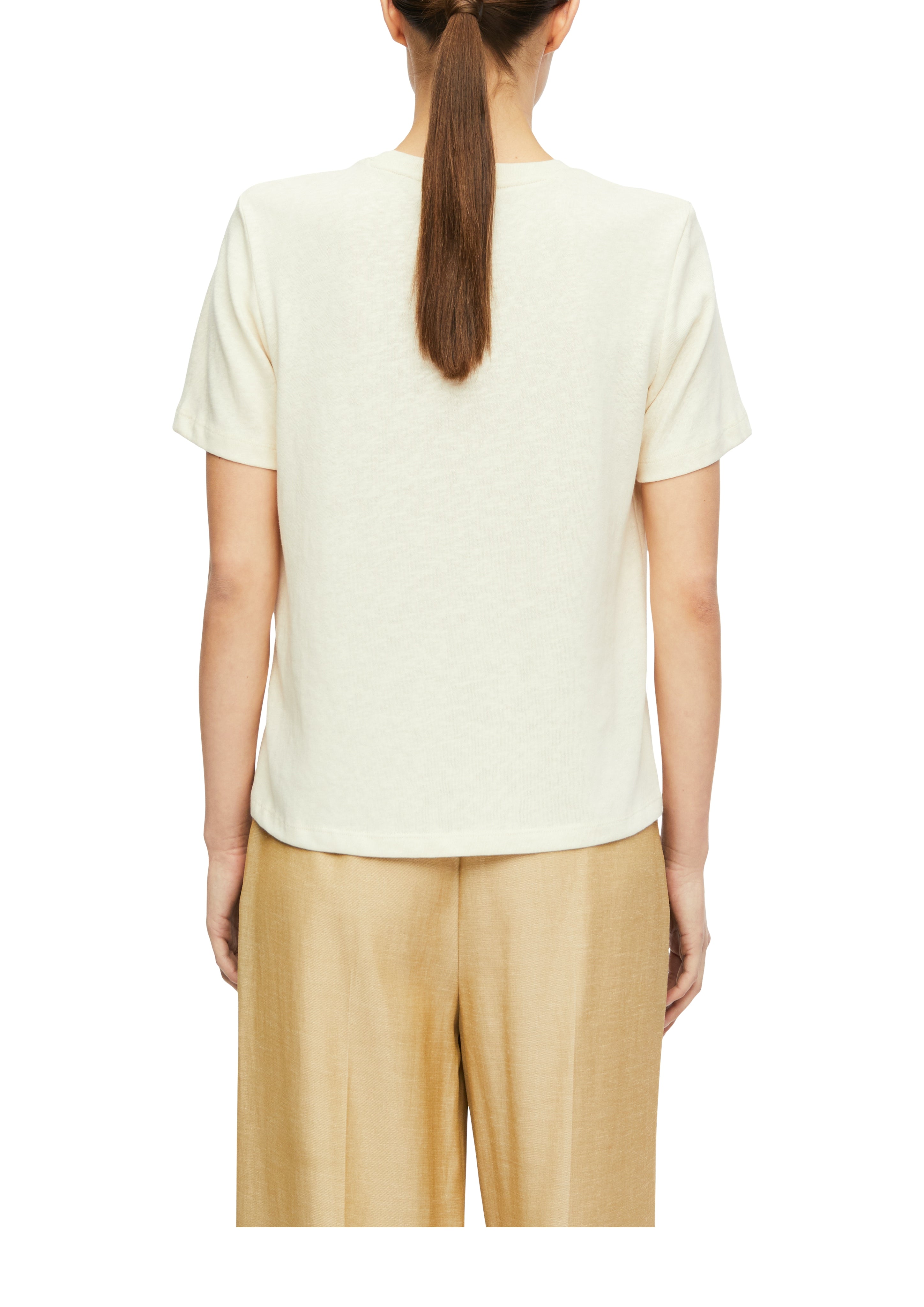 Comma Damen T-Shirts White