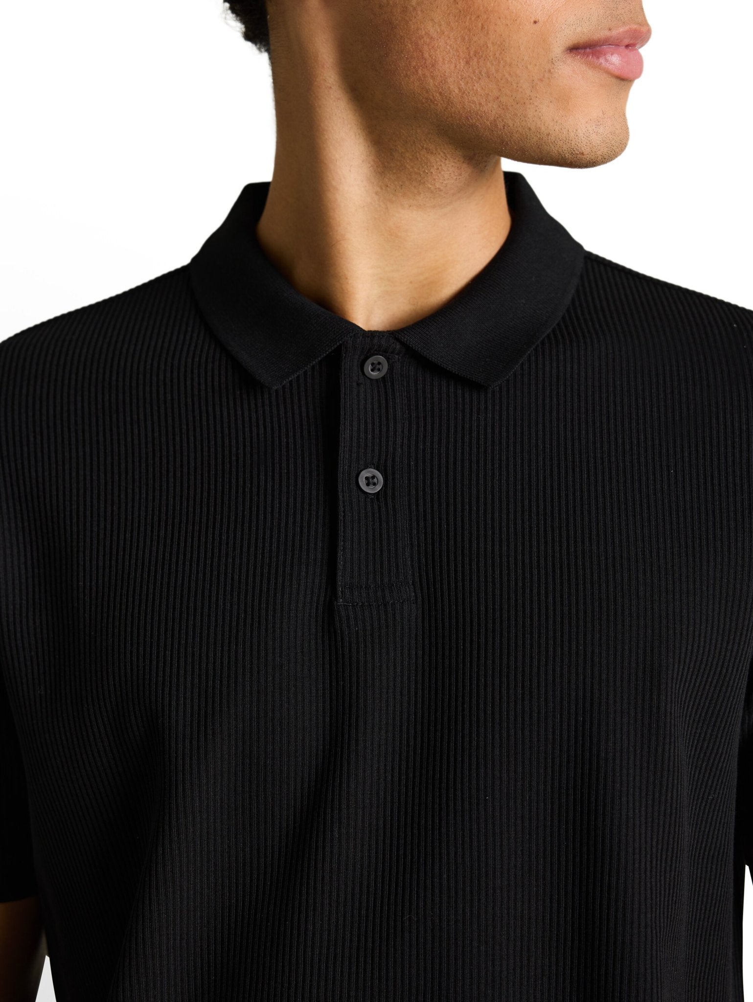 Tom Tailor denim Herren Polo-Shirts Black
