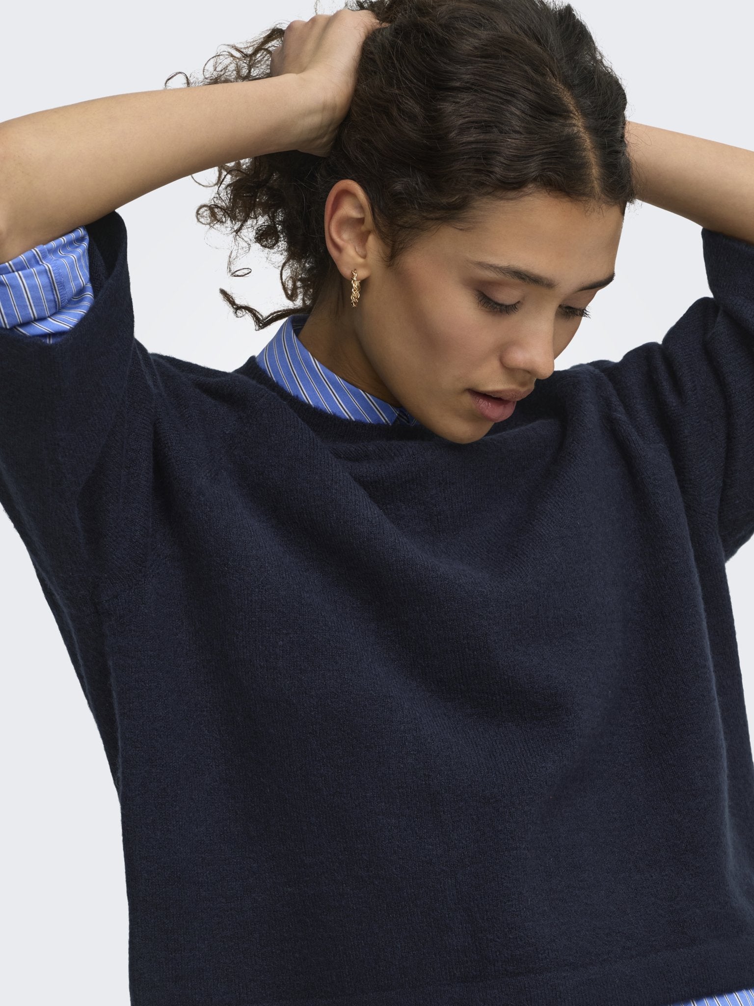 only Damen Pullover Night Sky/Melan