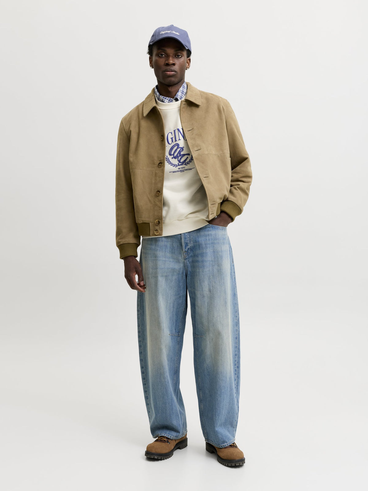 Jack & Jones Herren Sweatshirts Whisper White