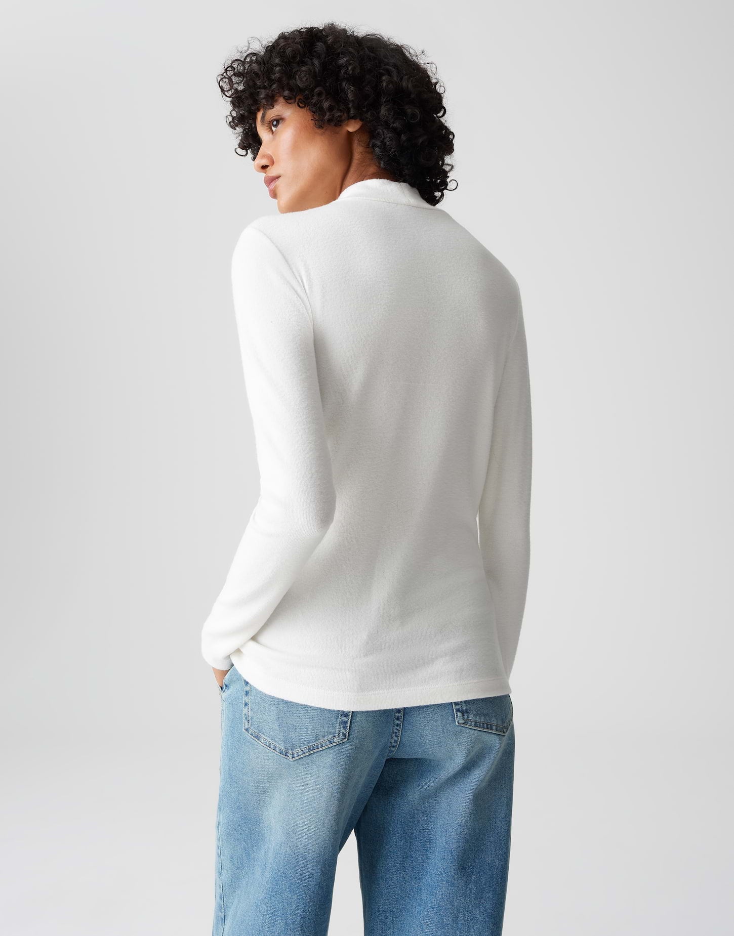 Opus Damen T-Shirts Milk