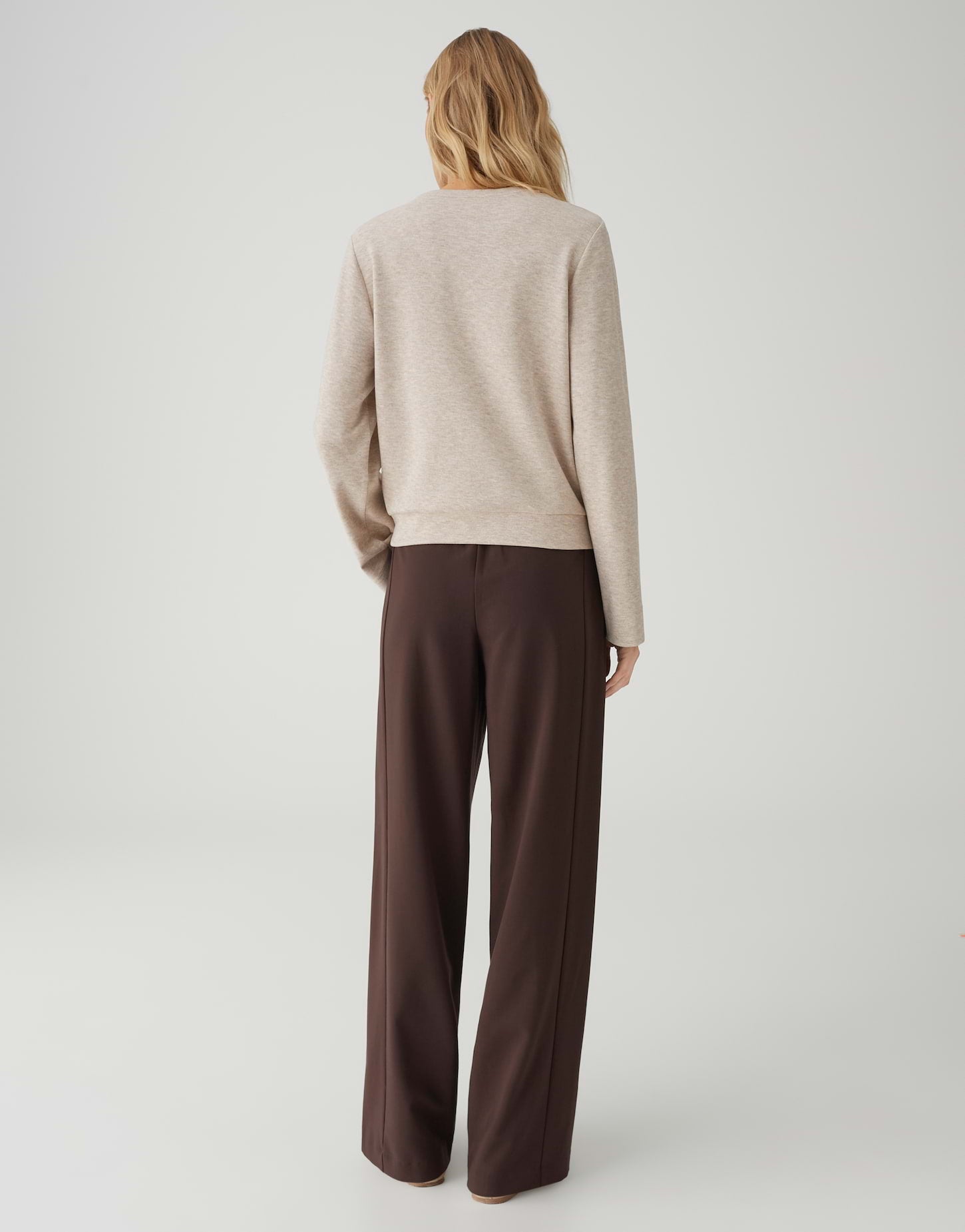 Opus Damen T-Shirts Soft Oat