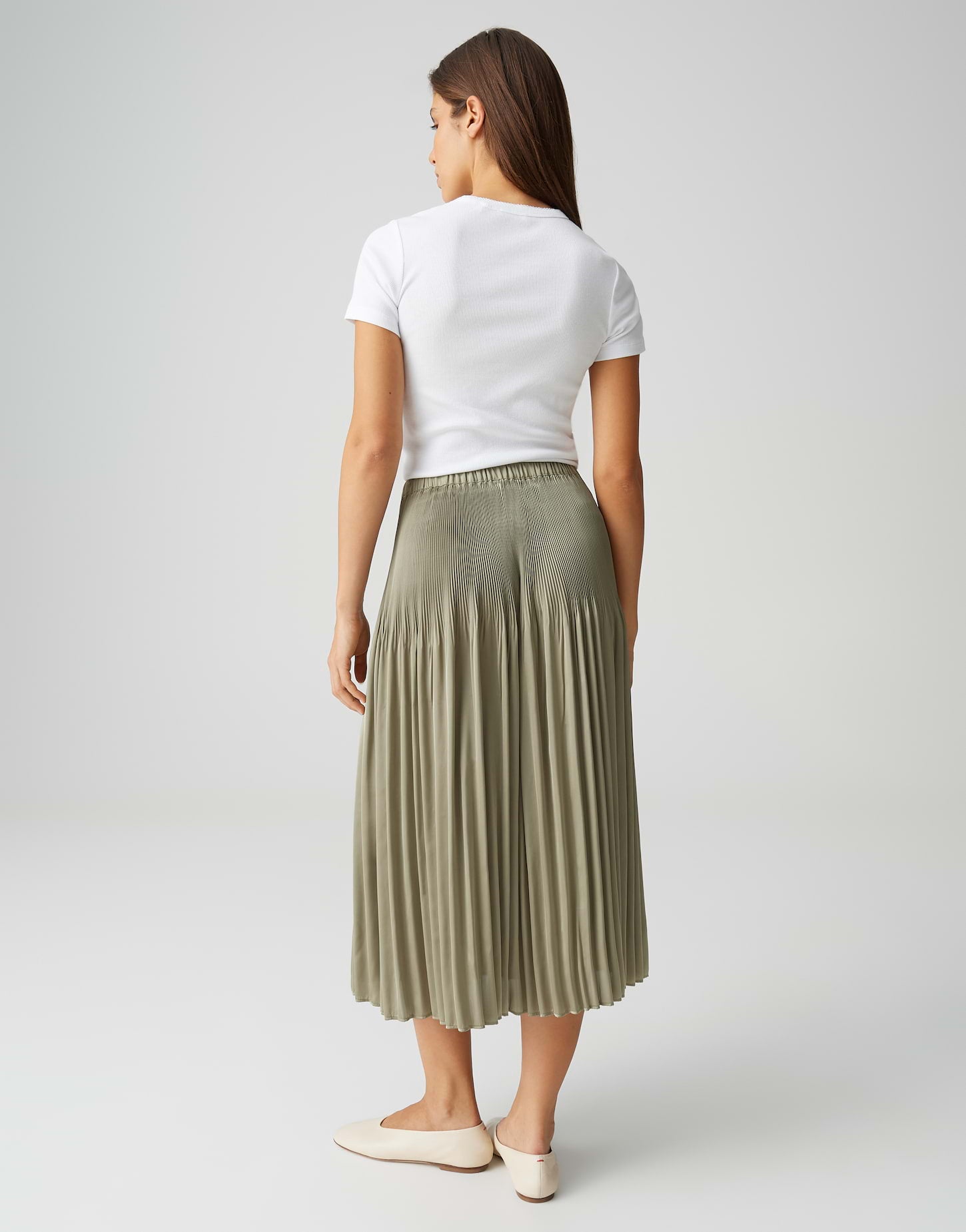 Opus Damen Rock Pale Olive