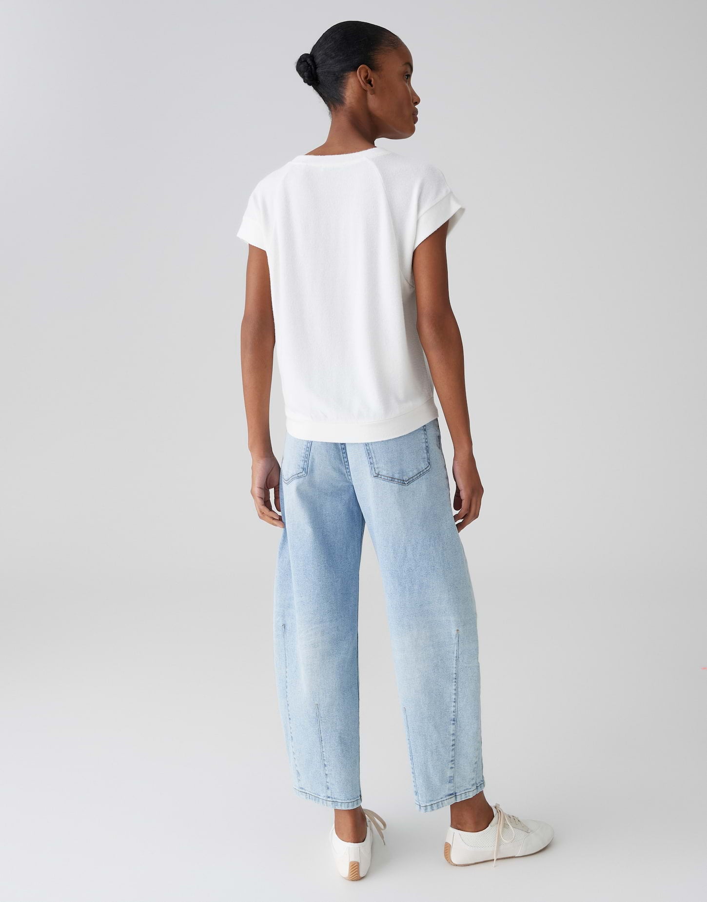 Opus Damen T-Shirts Milk
