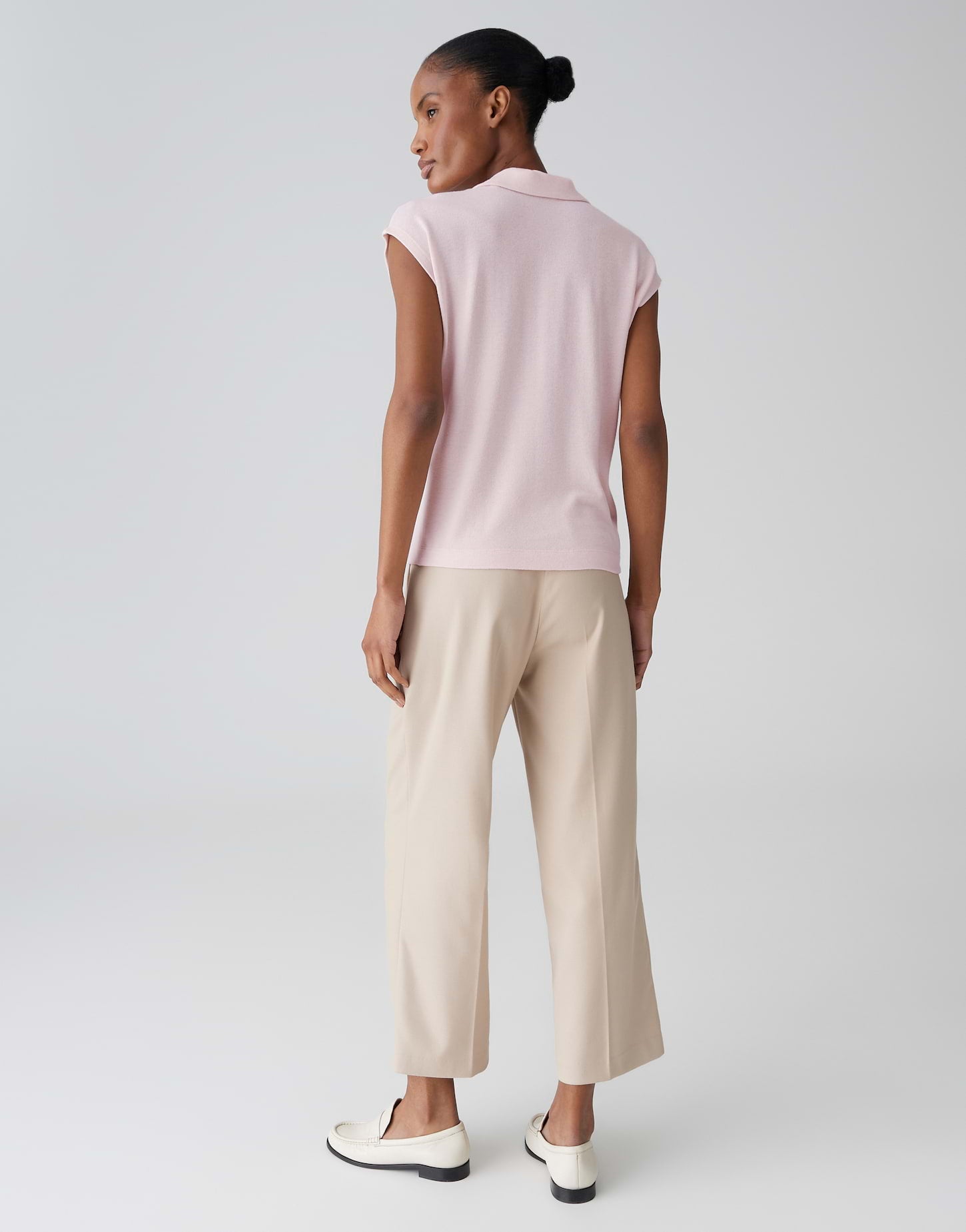 Opus Damen T-Shirts Rose Tint