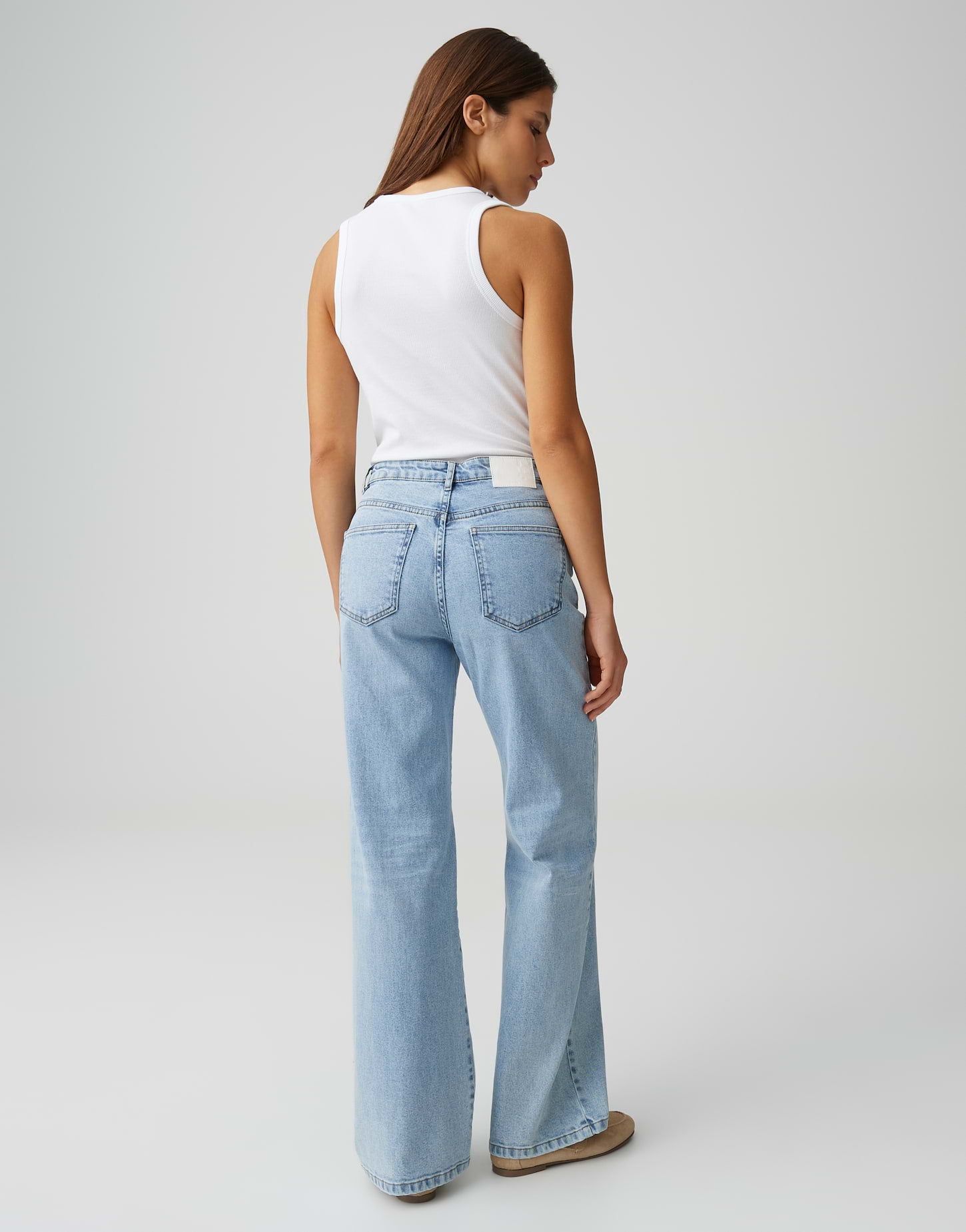 Opus Damen Jeans Light Air Blue