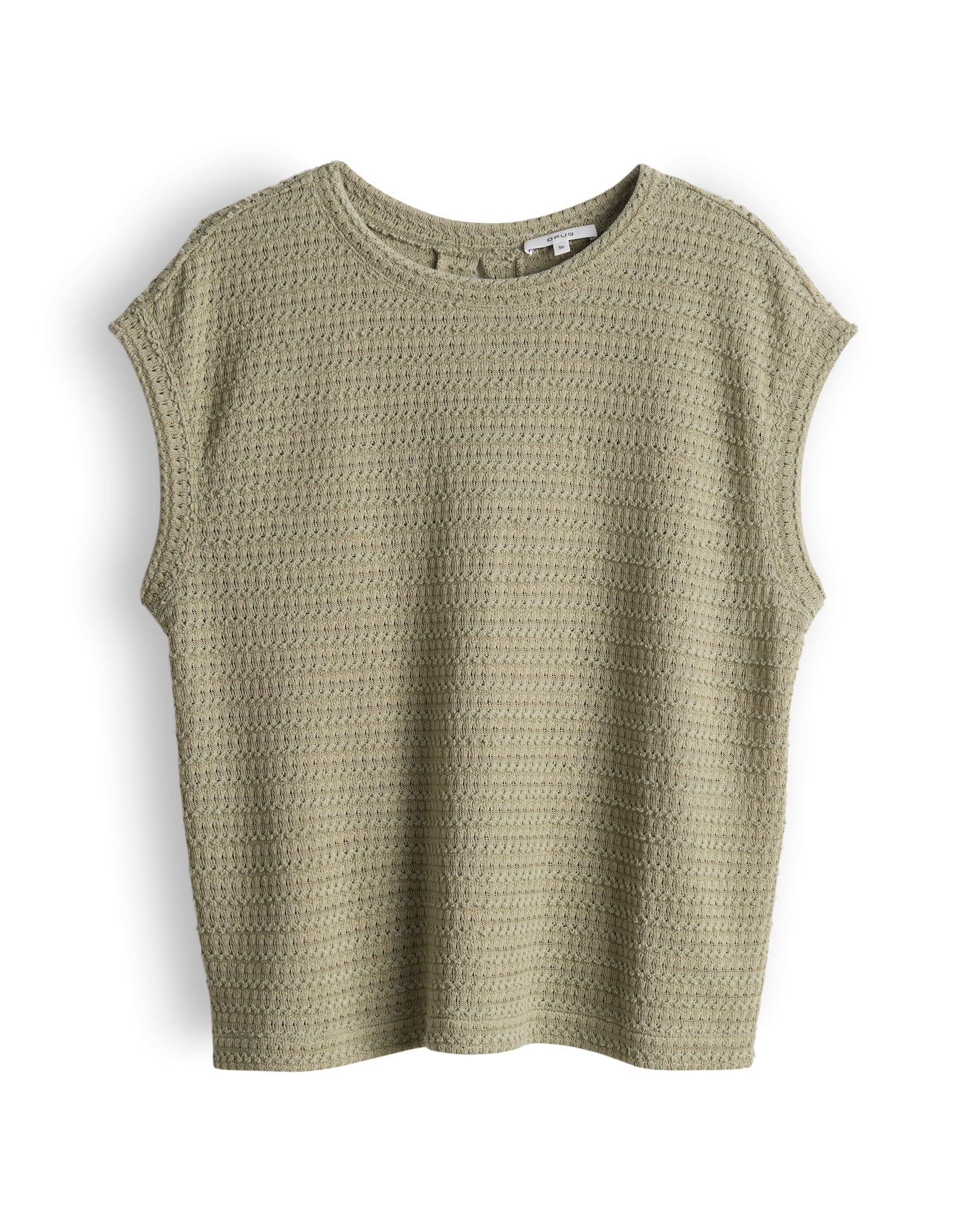 Opus Damen T-Shirts Pale Olive