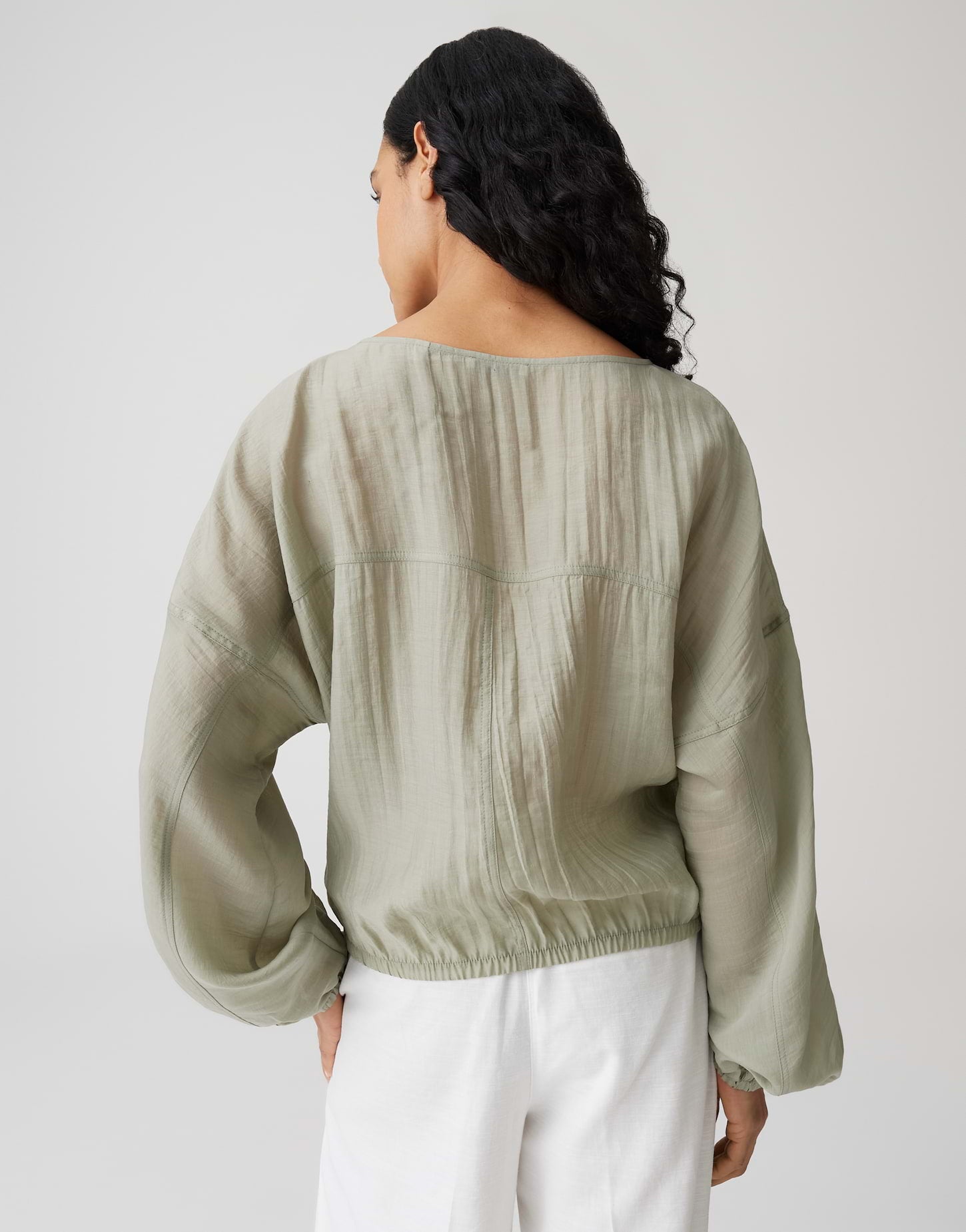 Opus Damen Blusen Pale Olive