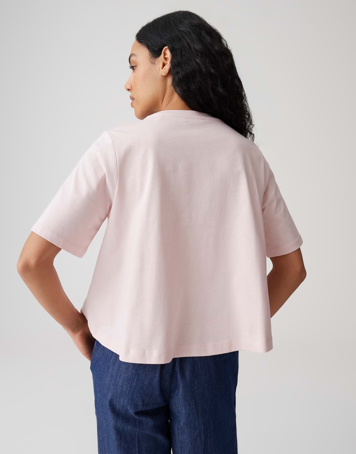 Opus Damen T-Shirts Rose Tint
