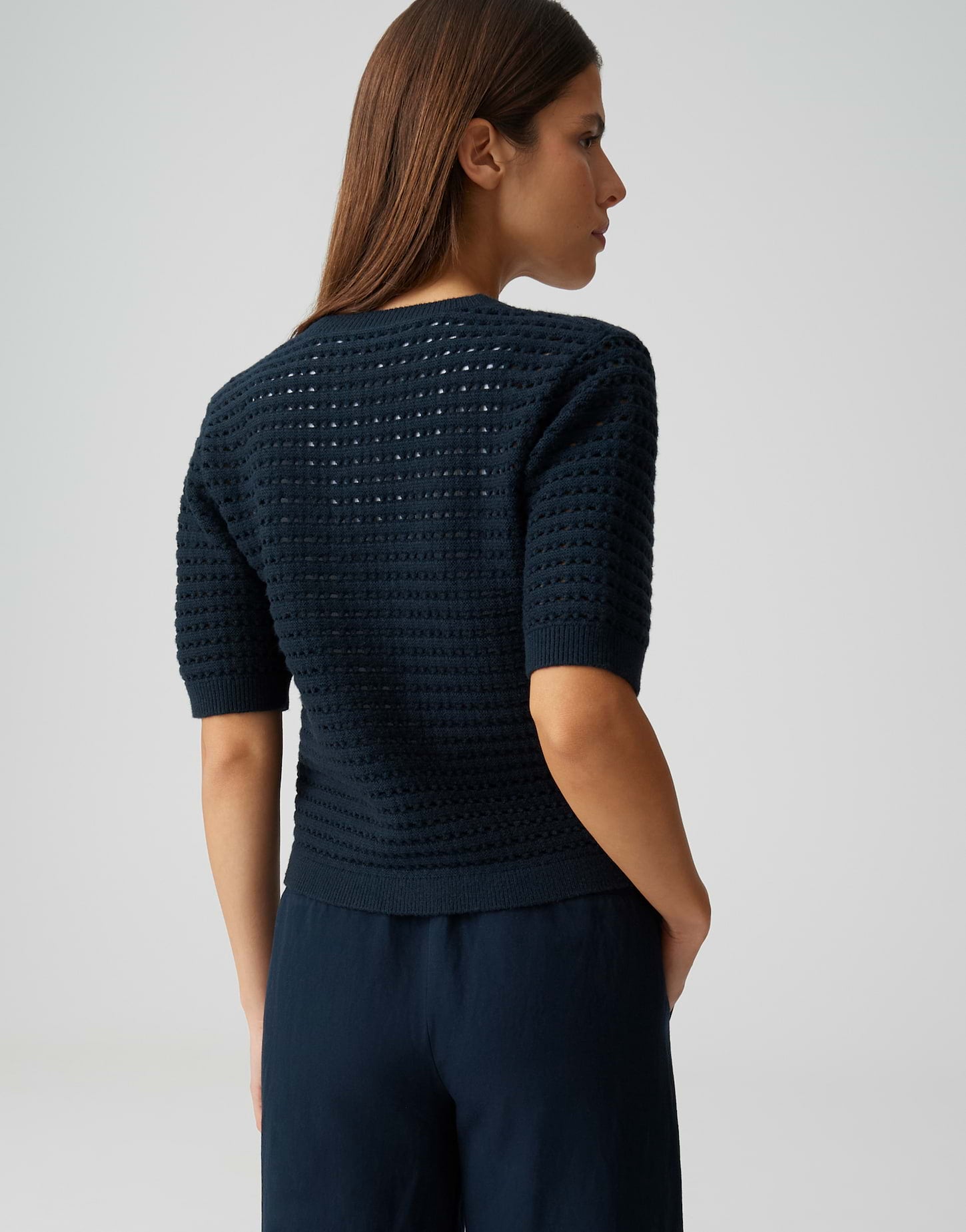 Opus Damen Pullover Coal Blue