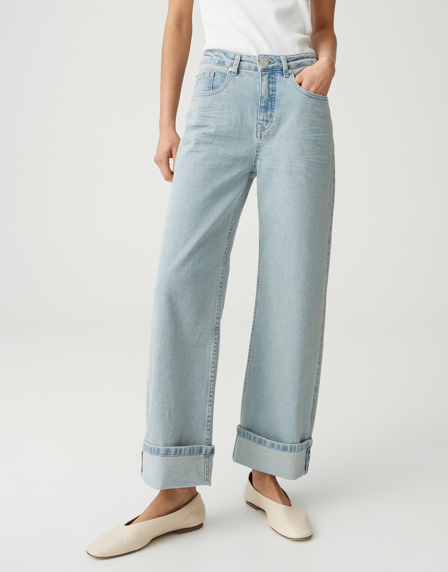 Opus Damen Jeans Light Coastal B