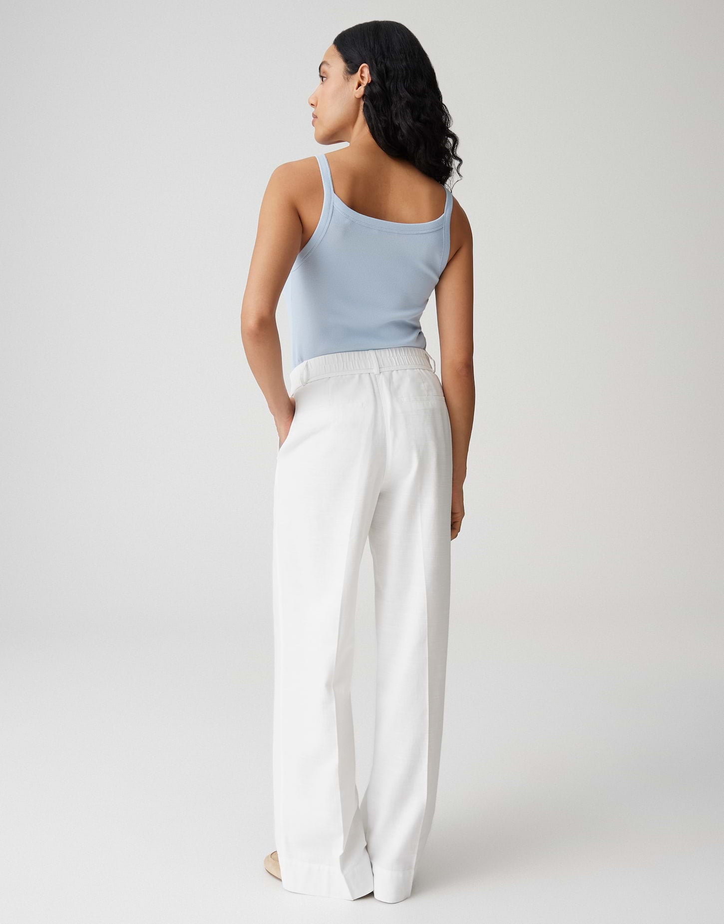 Opus Damen Hosen Milk