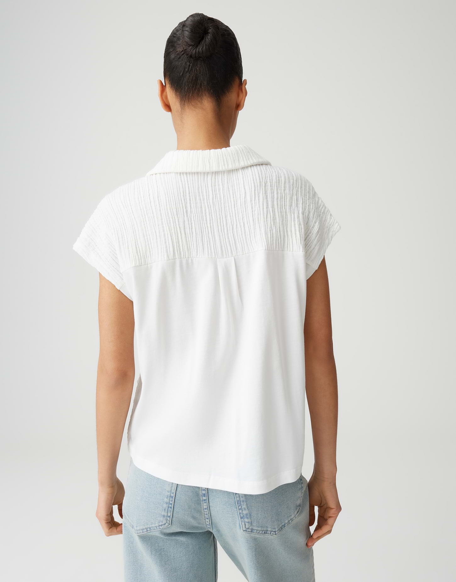 Opus Damen T-Shirts Milk