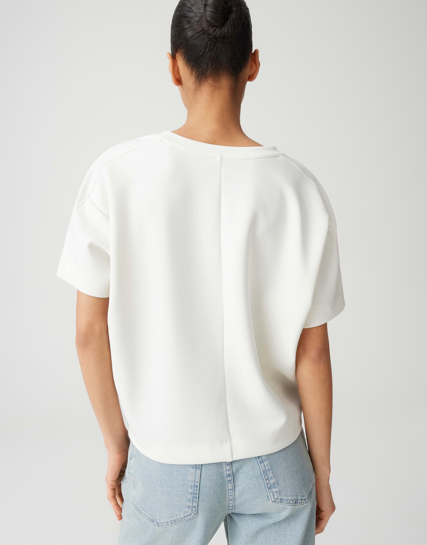 Opus Damen Sweatshirts Milk