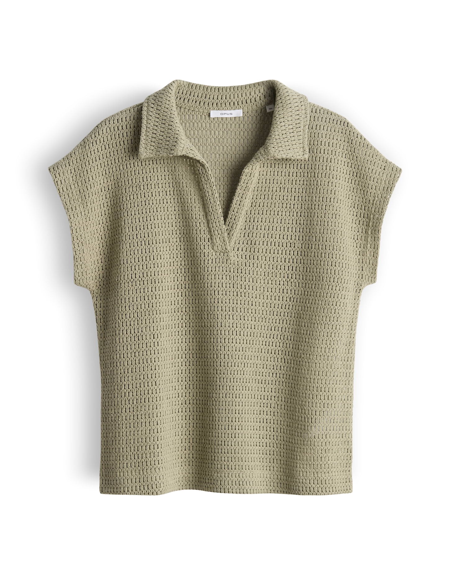 Opus Damen T-Shirts Pale Olive