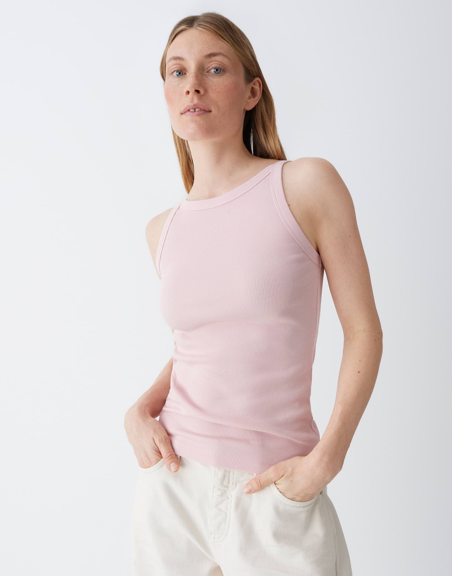 Opus Damen T-Shirts Rose Tint
