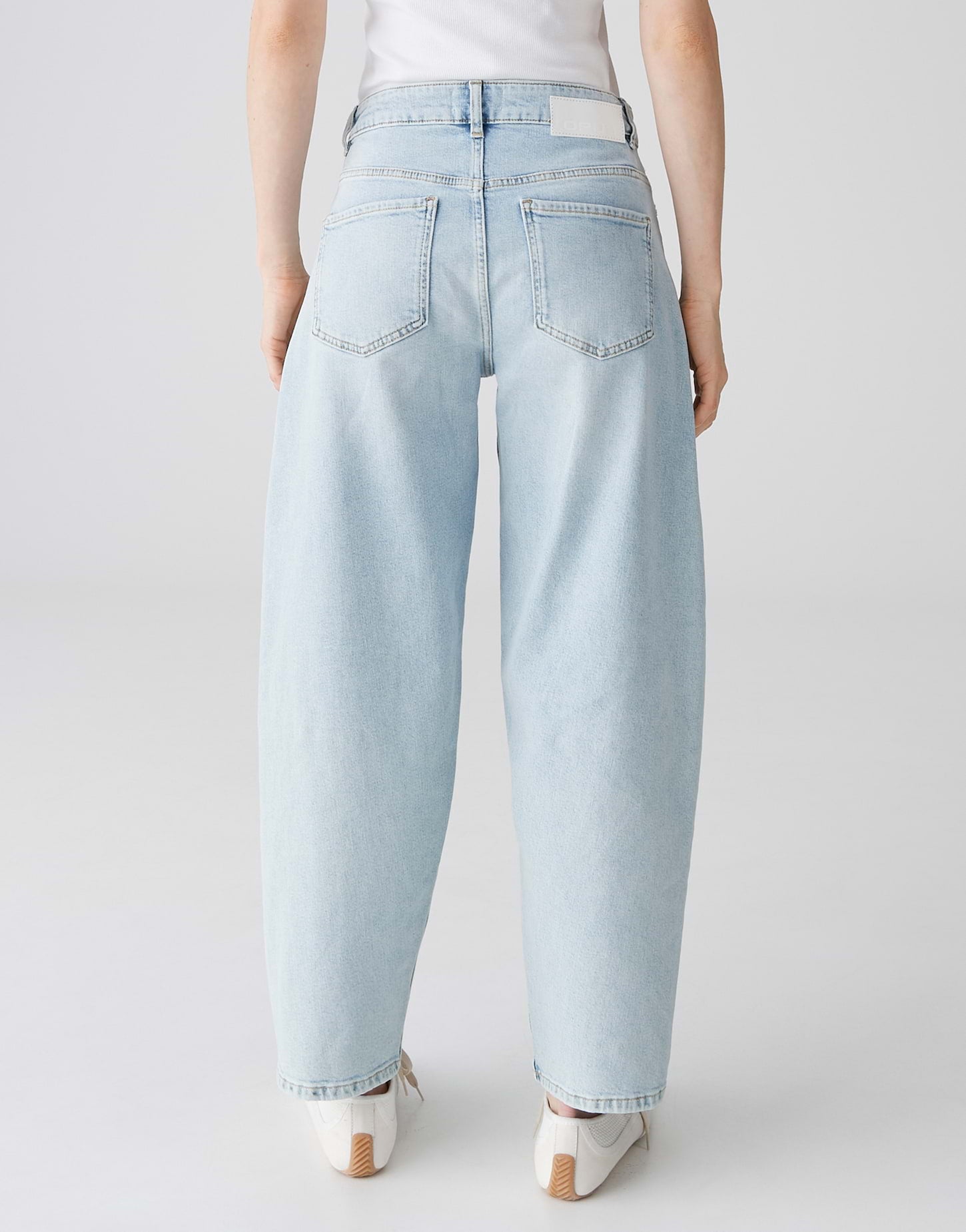 Opus Damen Jeans Light Joy Blue