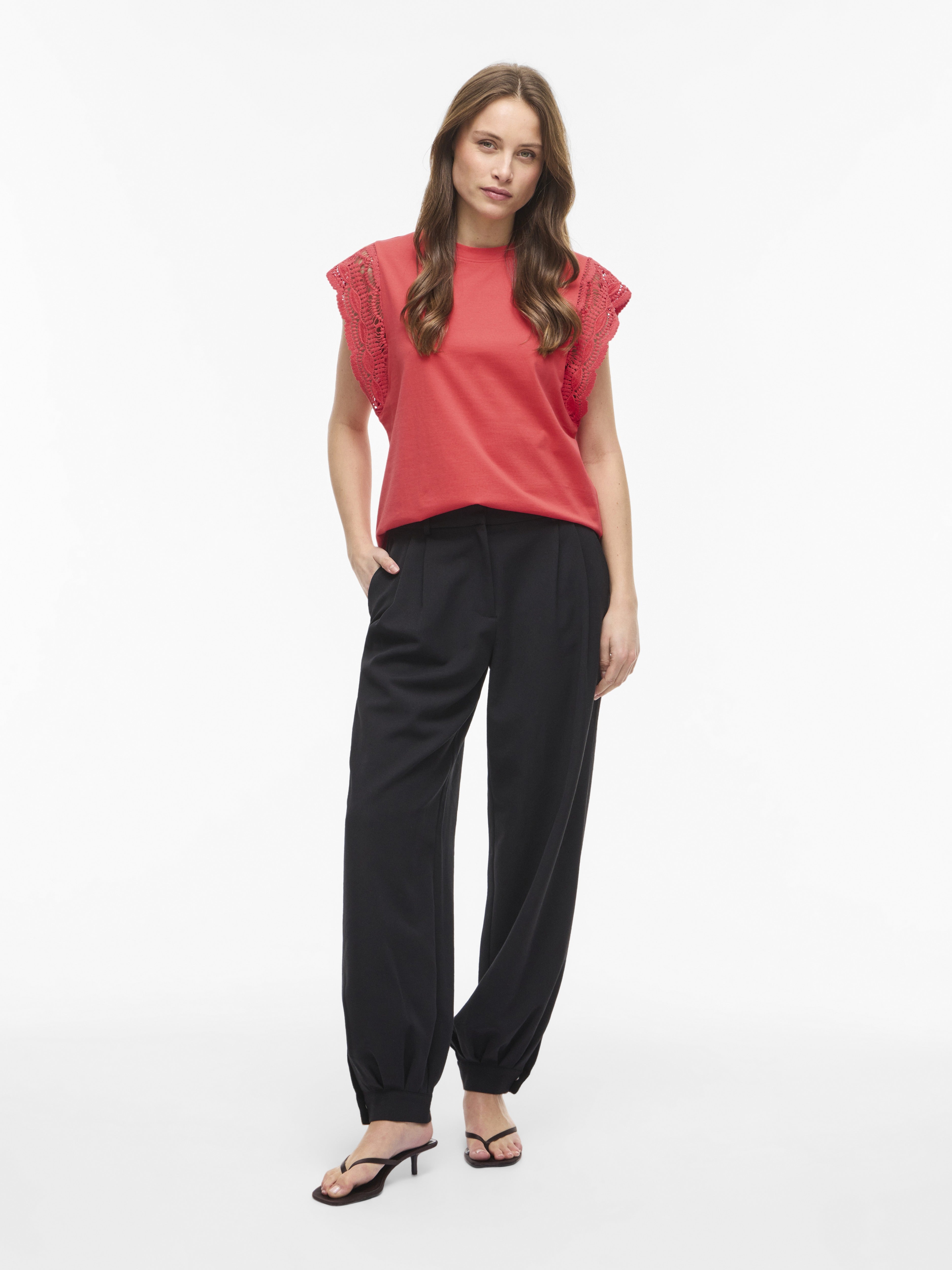 Vila Damen Tops Hibiscus