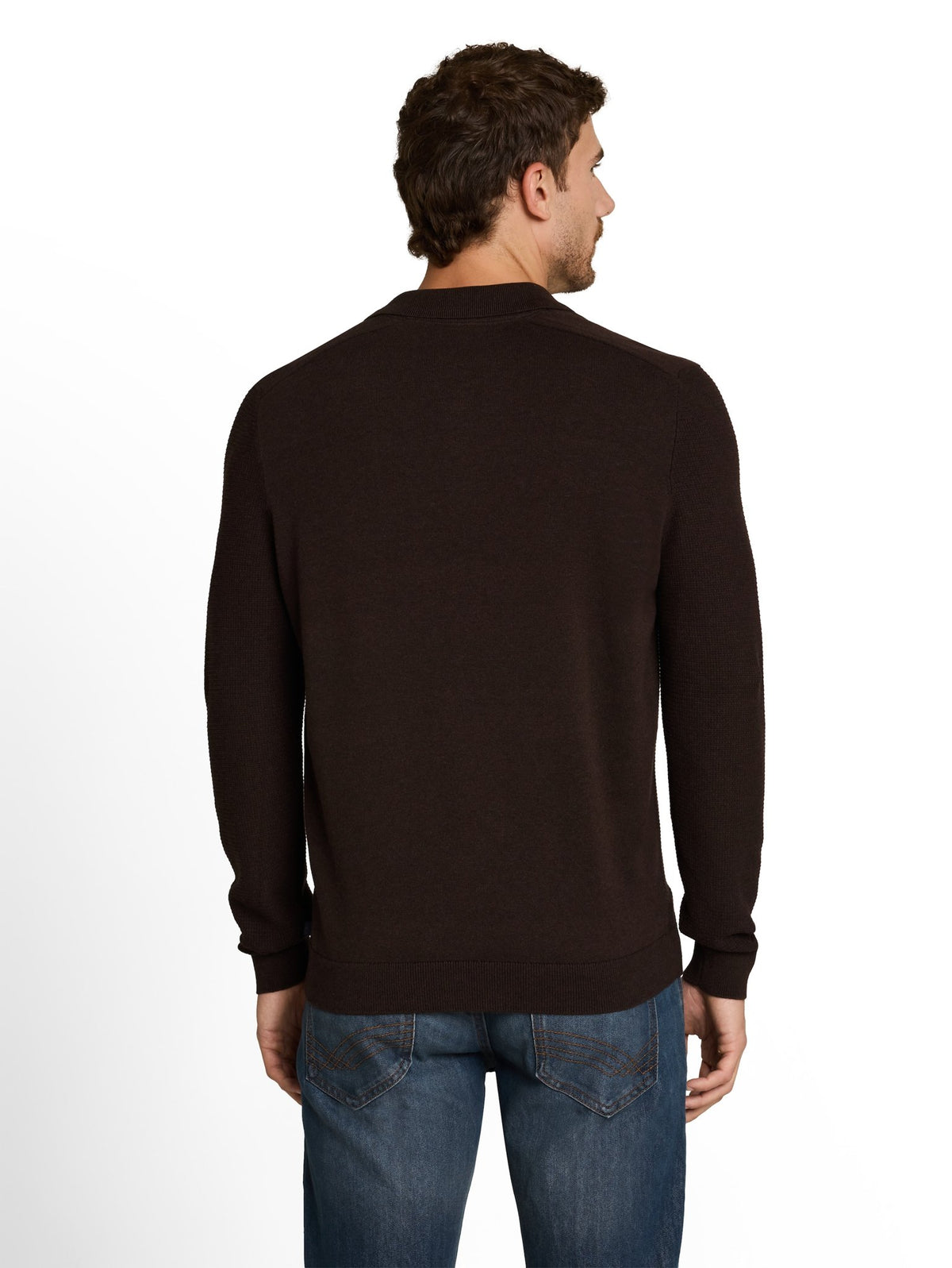 Tom Tailor Herren Pullover Dark Chocolate