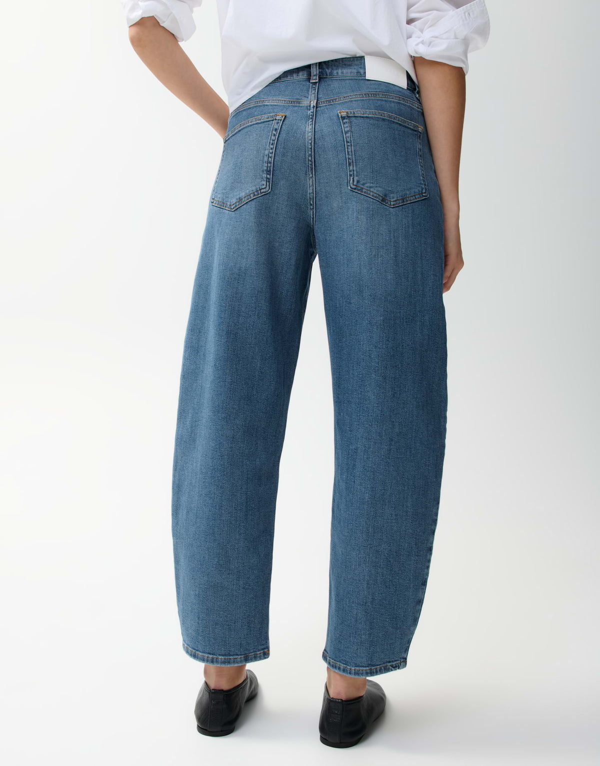 Opus Pants Damen Jeans  Mid Blue