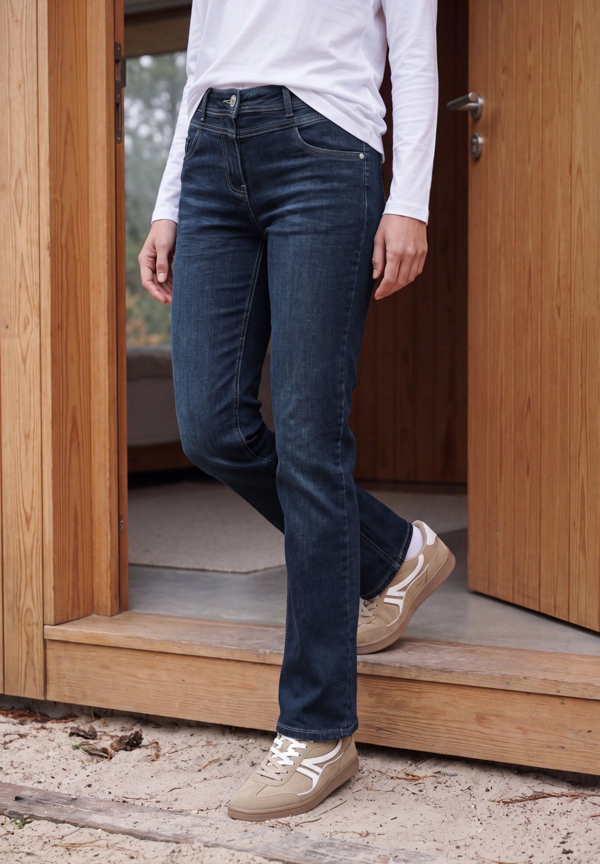 Cecil Damen Hosen  Dark Blue