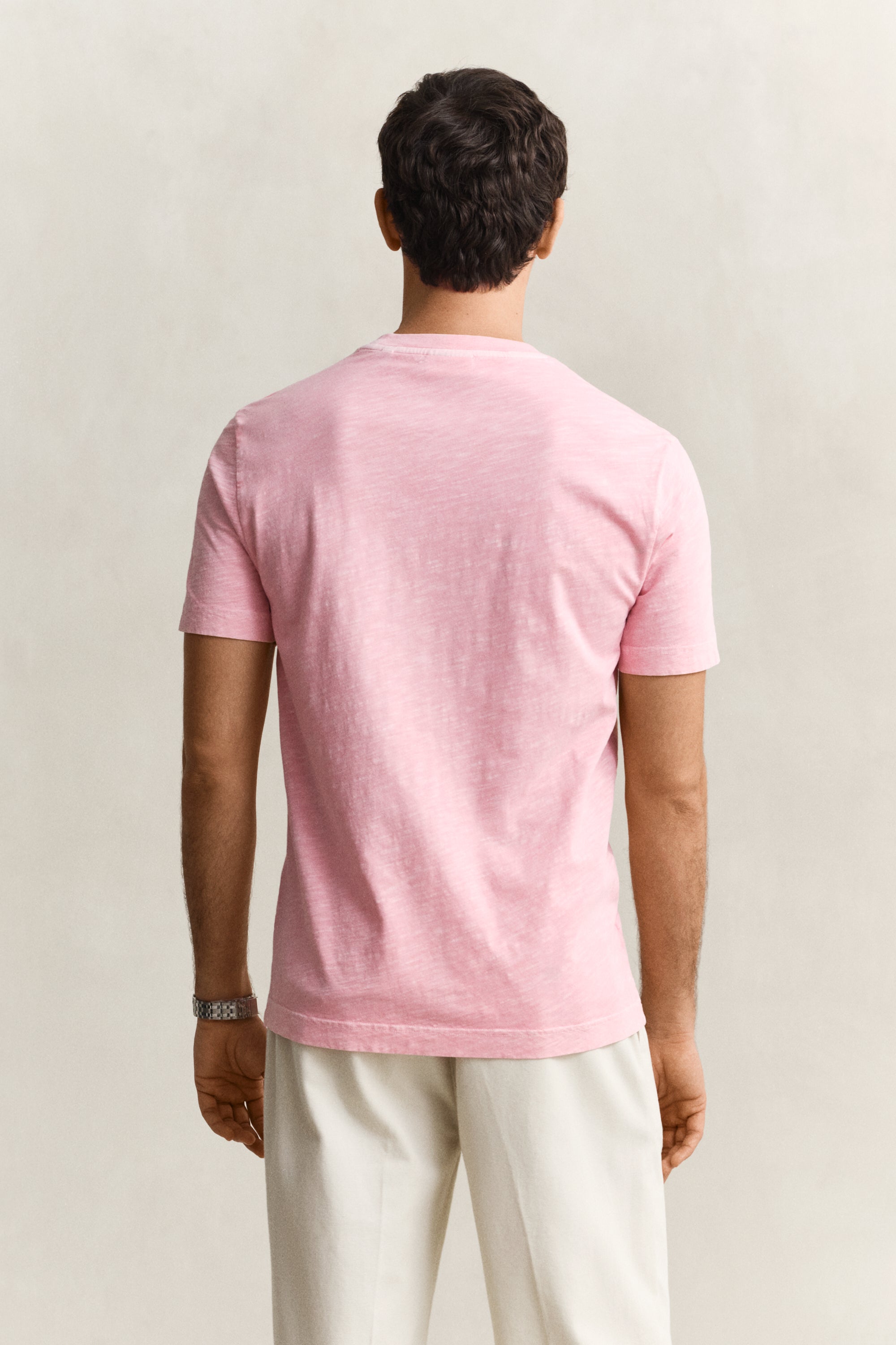 Gant Herren T-Shirts kurz Washed Pink