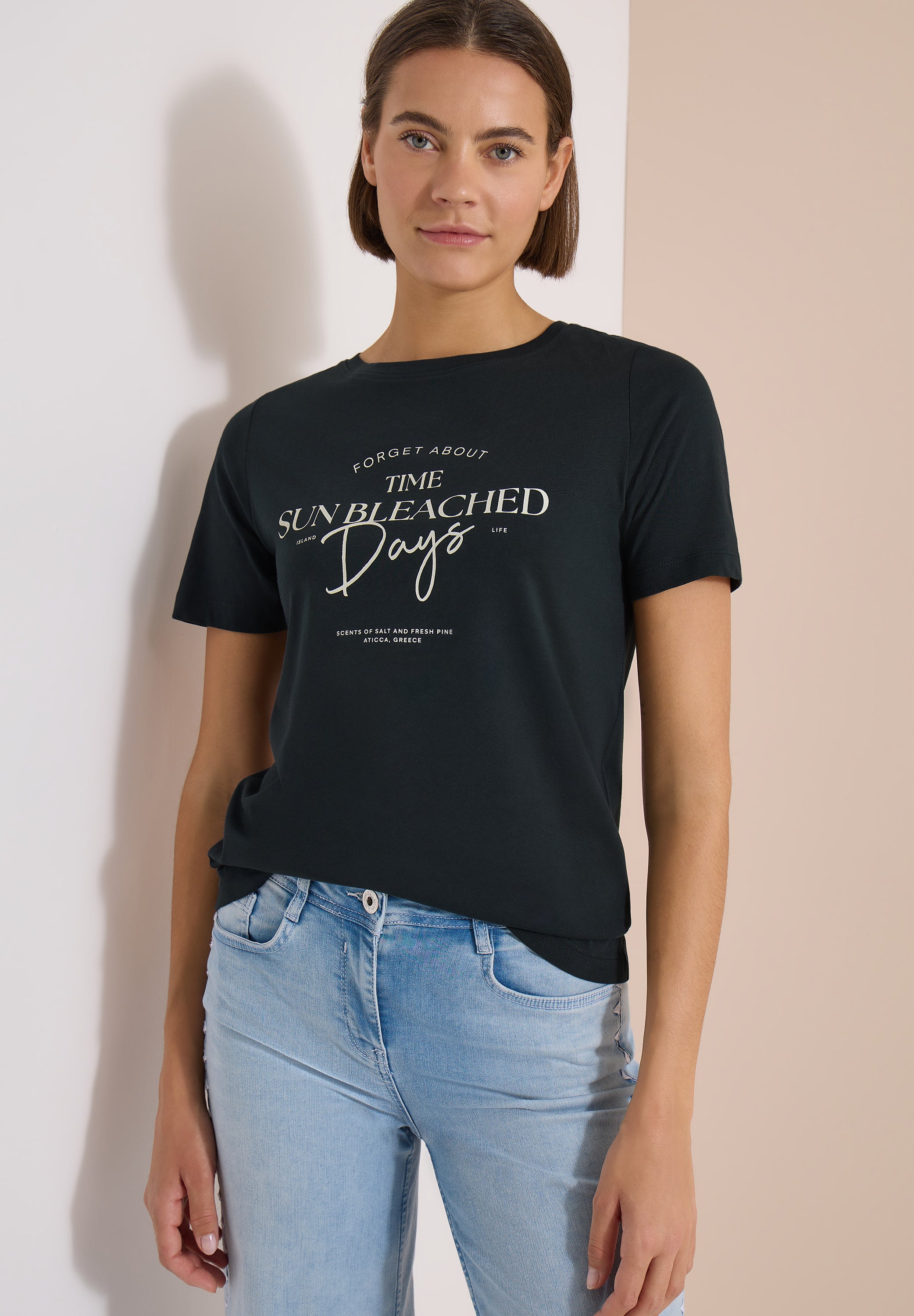 Cecil Damen T-Shirts Palm Bree