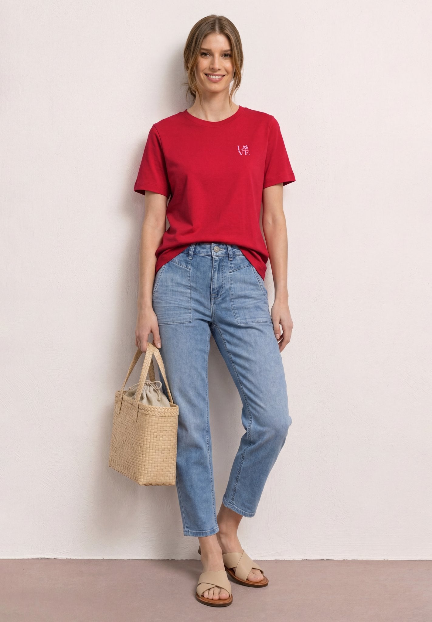 Street One Damen T-Shirts Salsa Red
