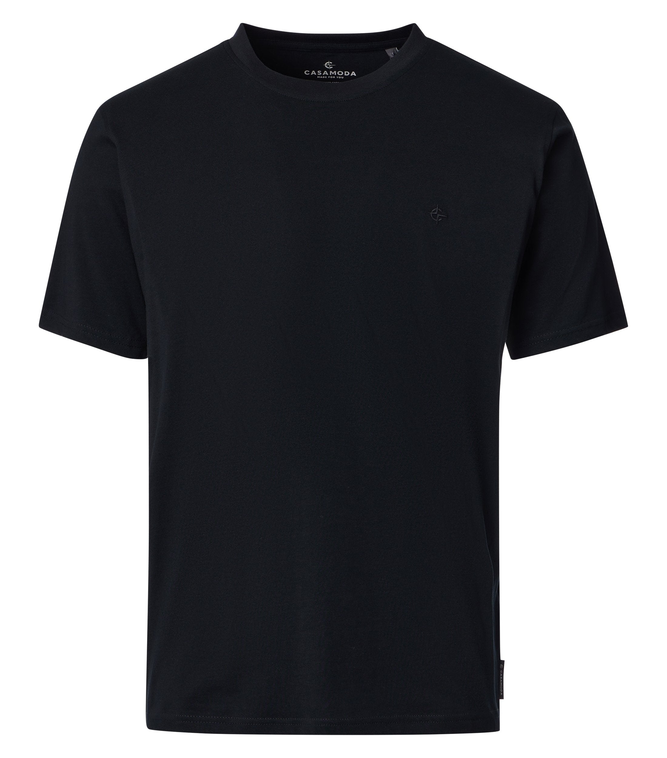 Casa Moda Herren T-Shirts kurz  Schwarz