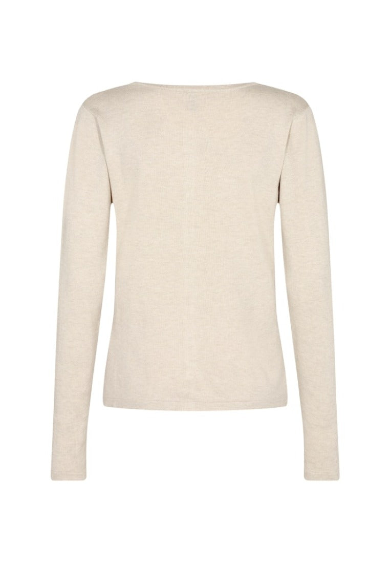 Soya Concept Damen Strickjacken Cream Melange