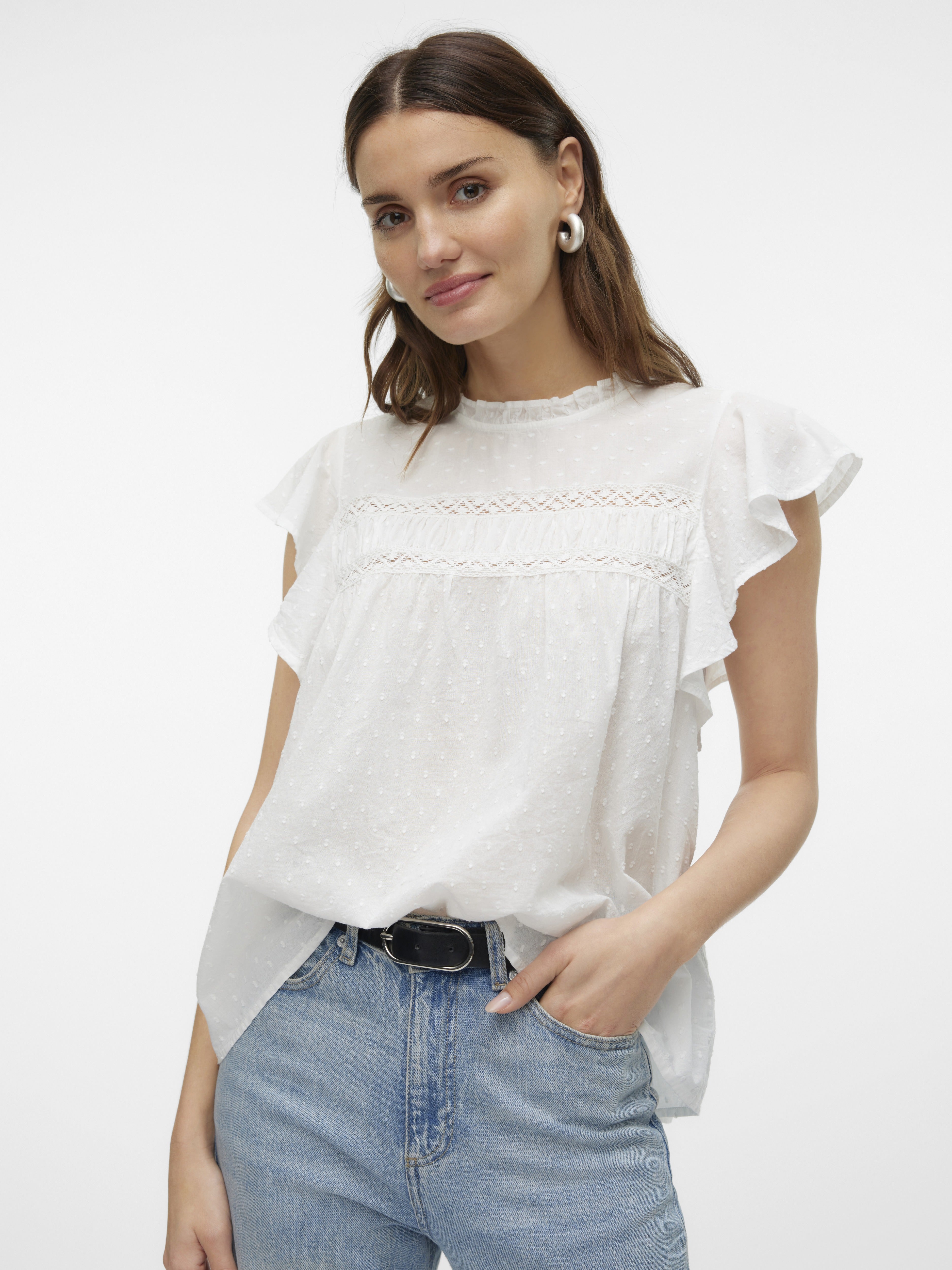 Vero Moda Damen T-Shirts Snow White
