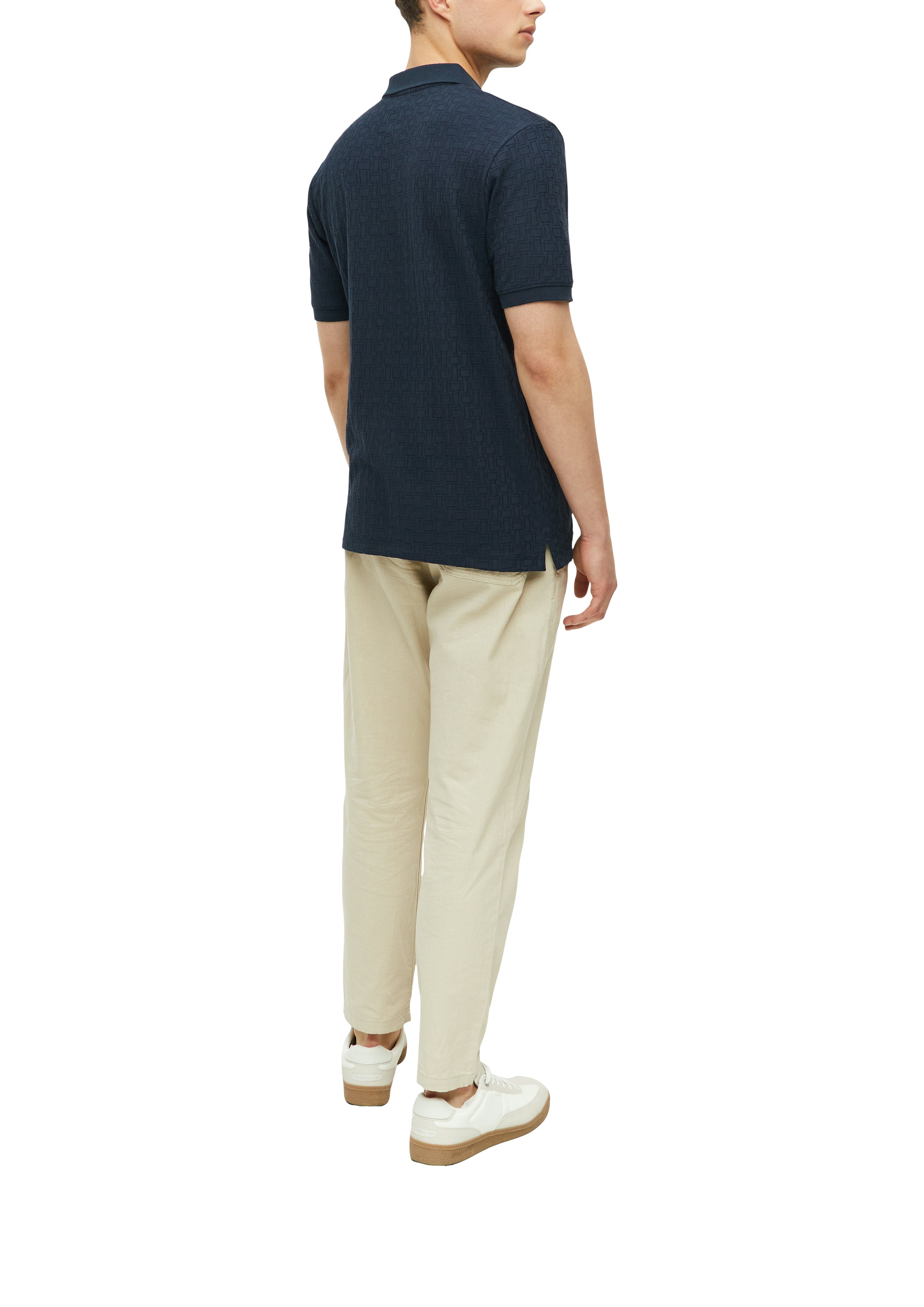 S. Oliver red Herren Polo-Shirts Blue